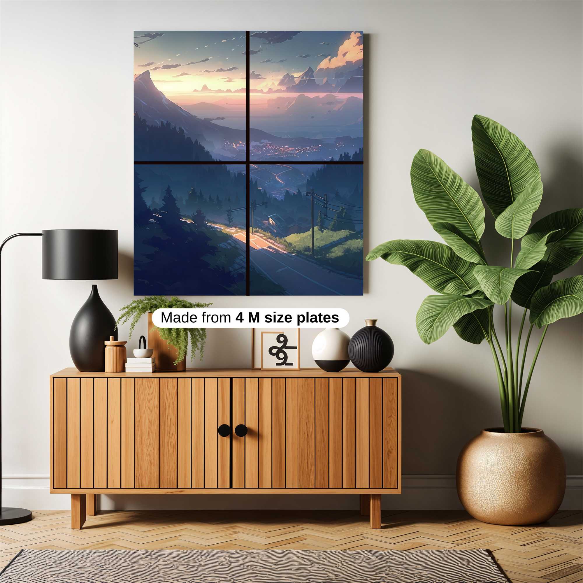 Sunset Serenity Safe Wall Magnetic / M