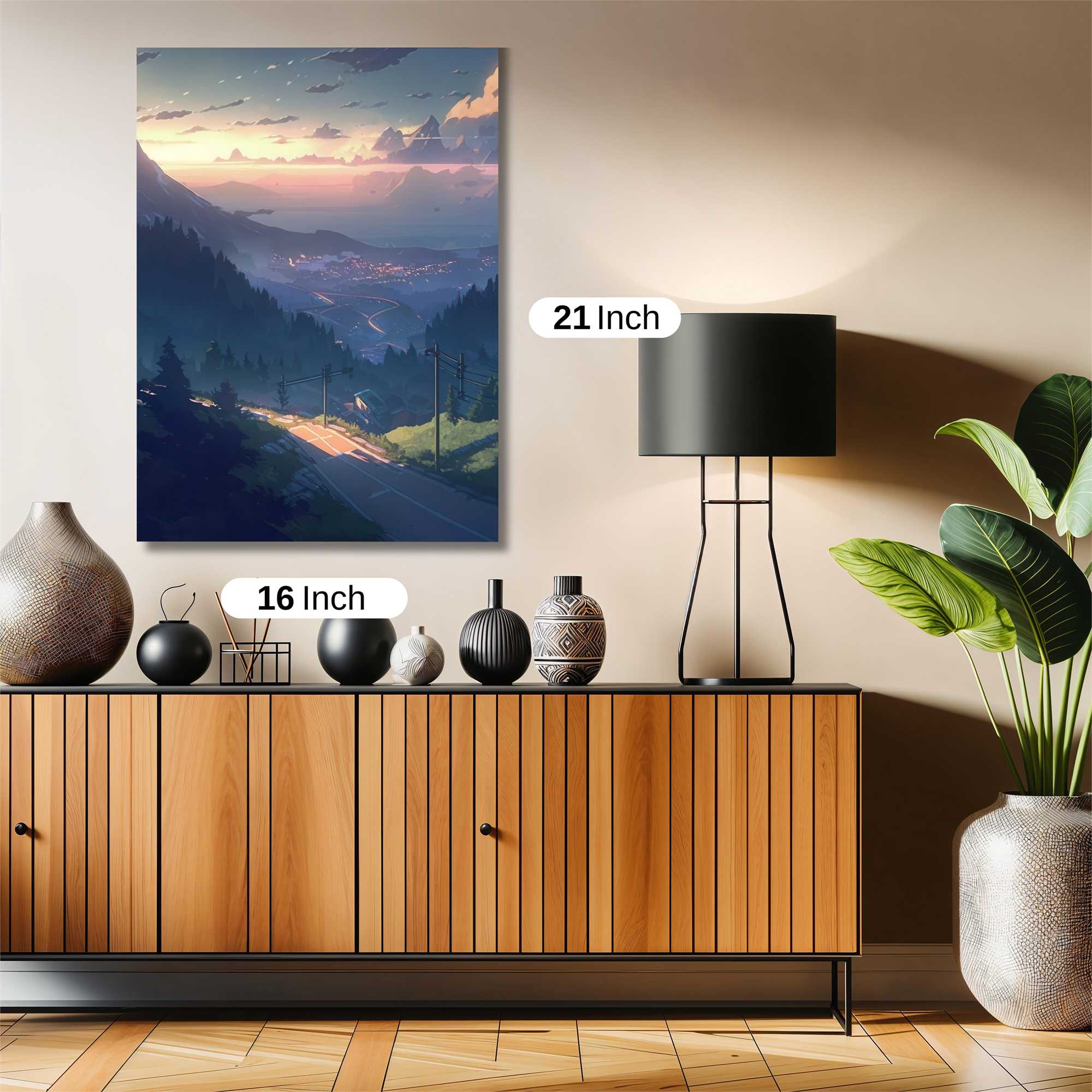 Sunset Serenity Safe Wall Magnetic / M