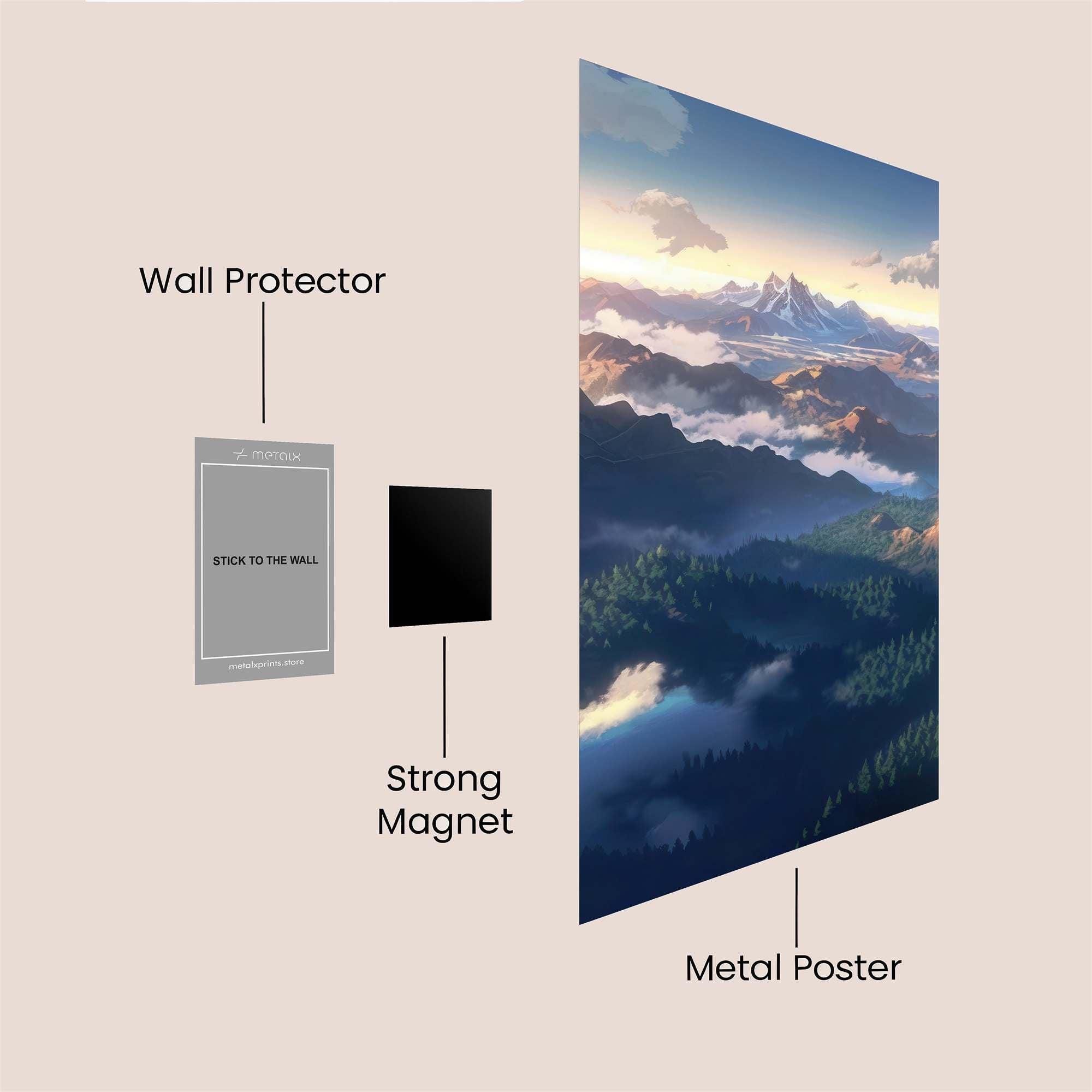 Everest Serenity Safe Wall Magnetic / M