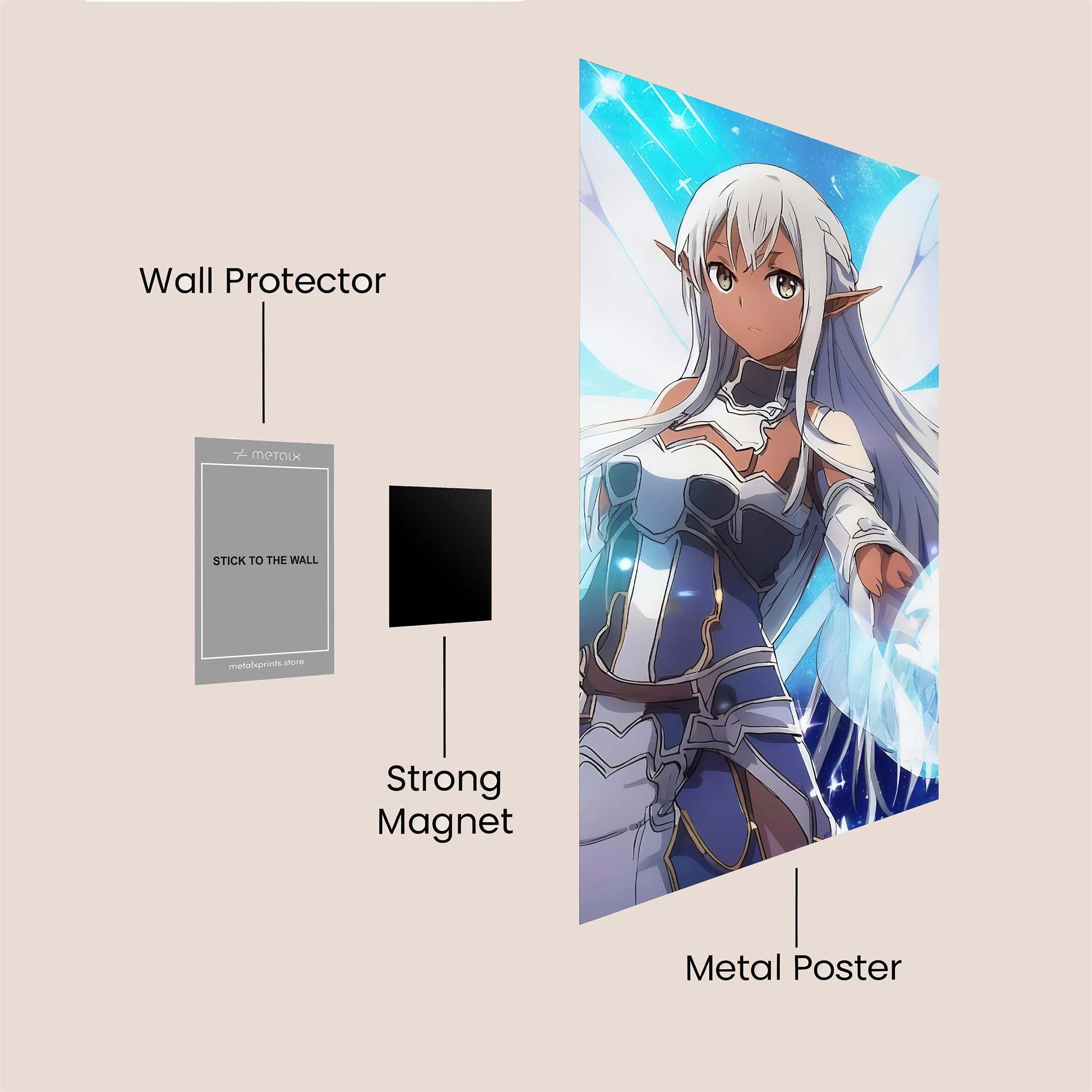 Elven Radiance Safe Wall Magnetic / M