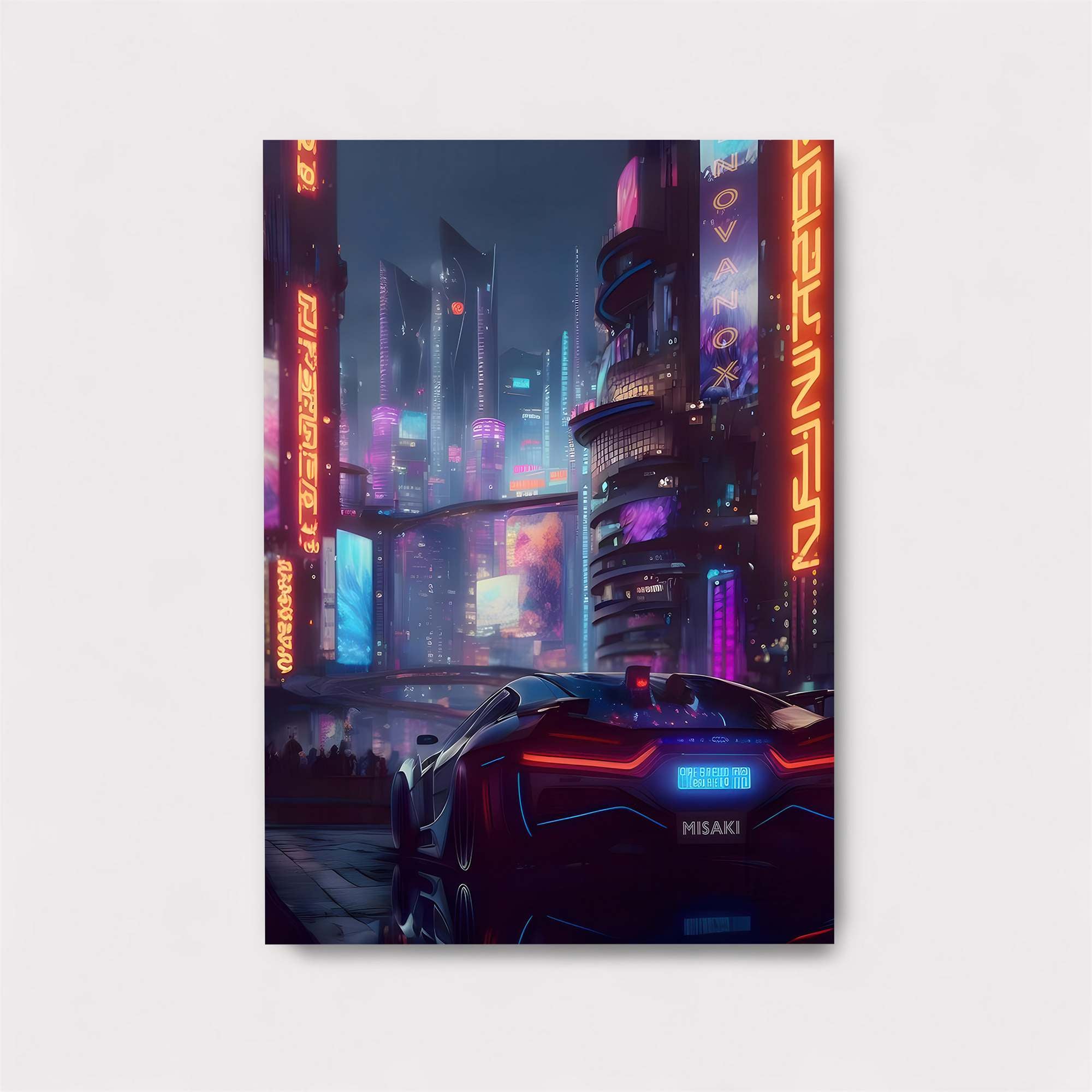 Neon Pulse Safe Wall Magnetic / M