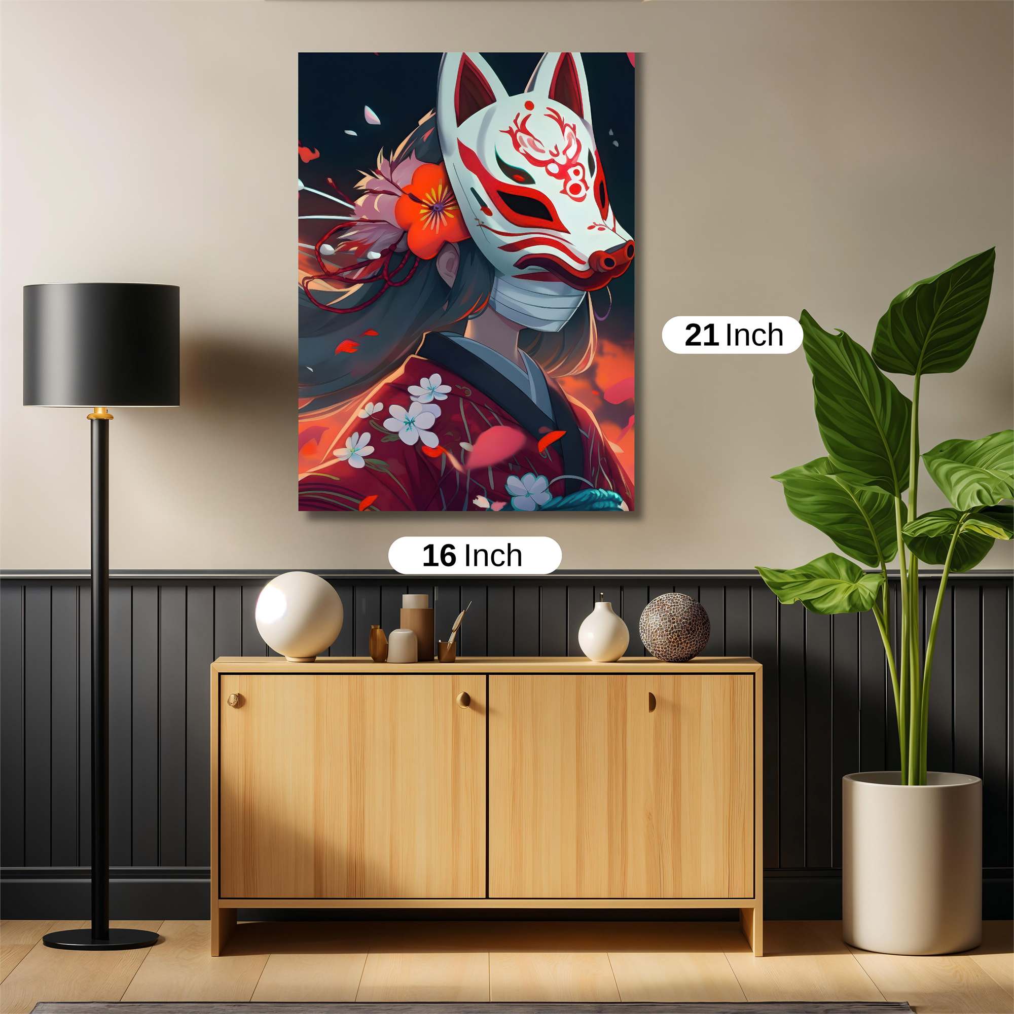 Kitsune Dream Safe Wall Magnetic / M