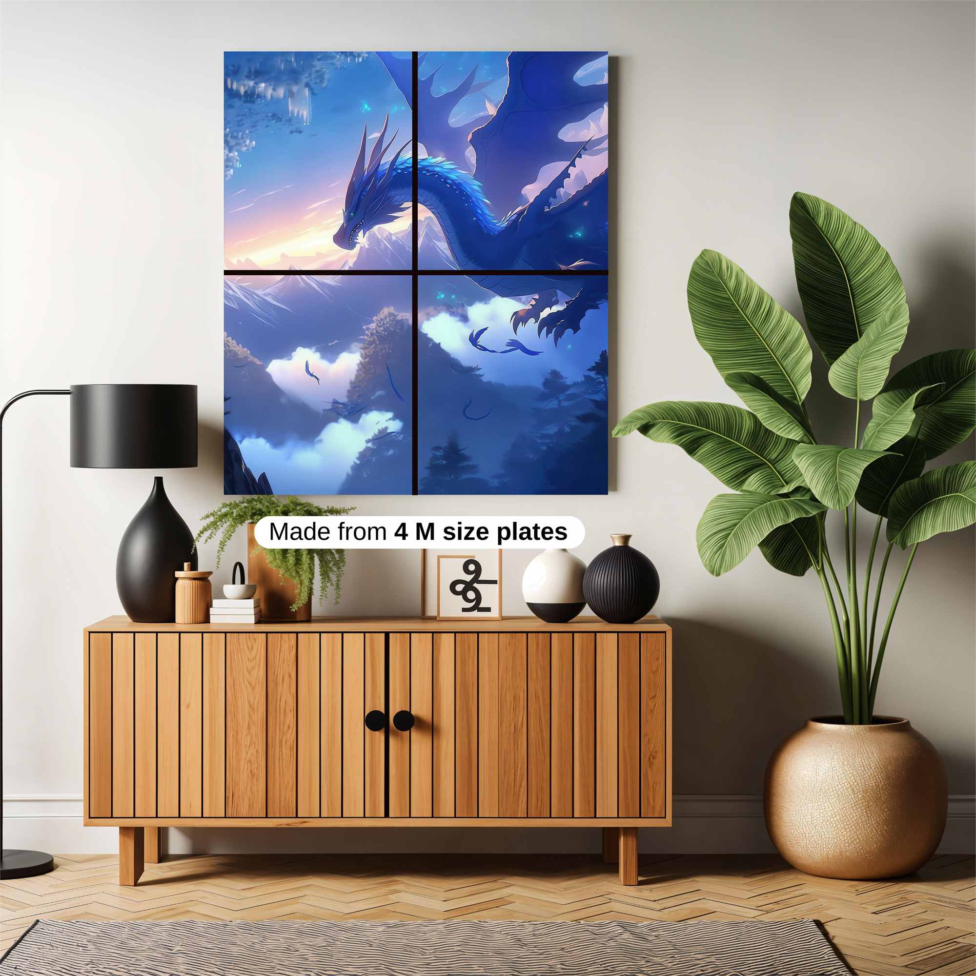 Azure Serenity Safe Wall Magnetic / M