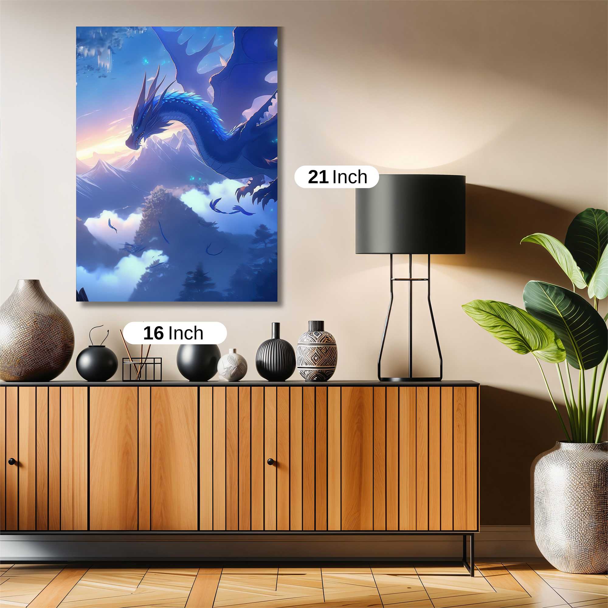 Azure Serenity Safe Wall Magnetic / M