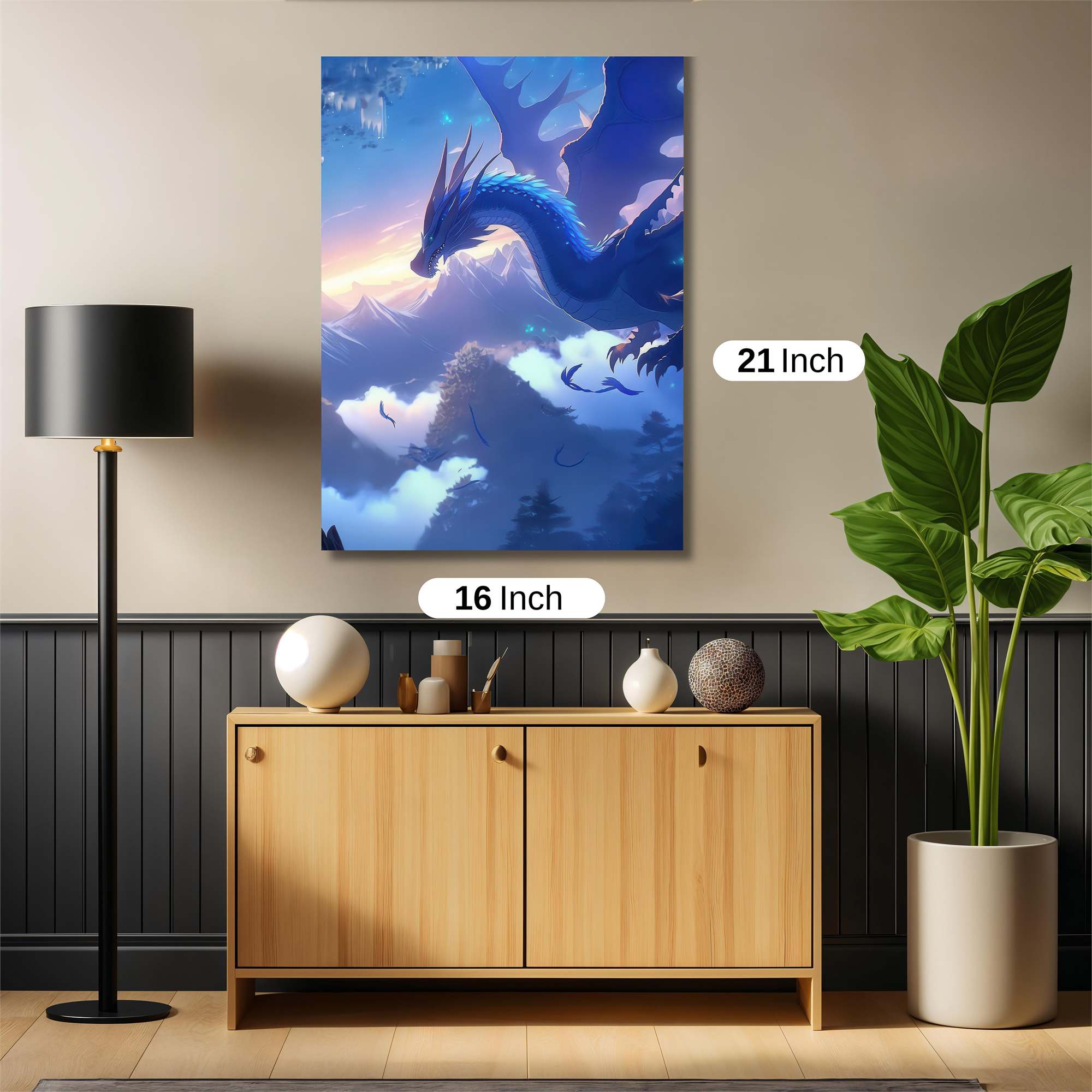 Azure Serenity Safe Wall Magnetic / M