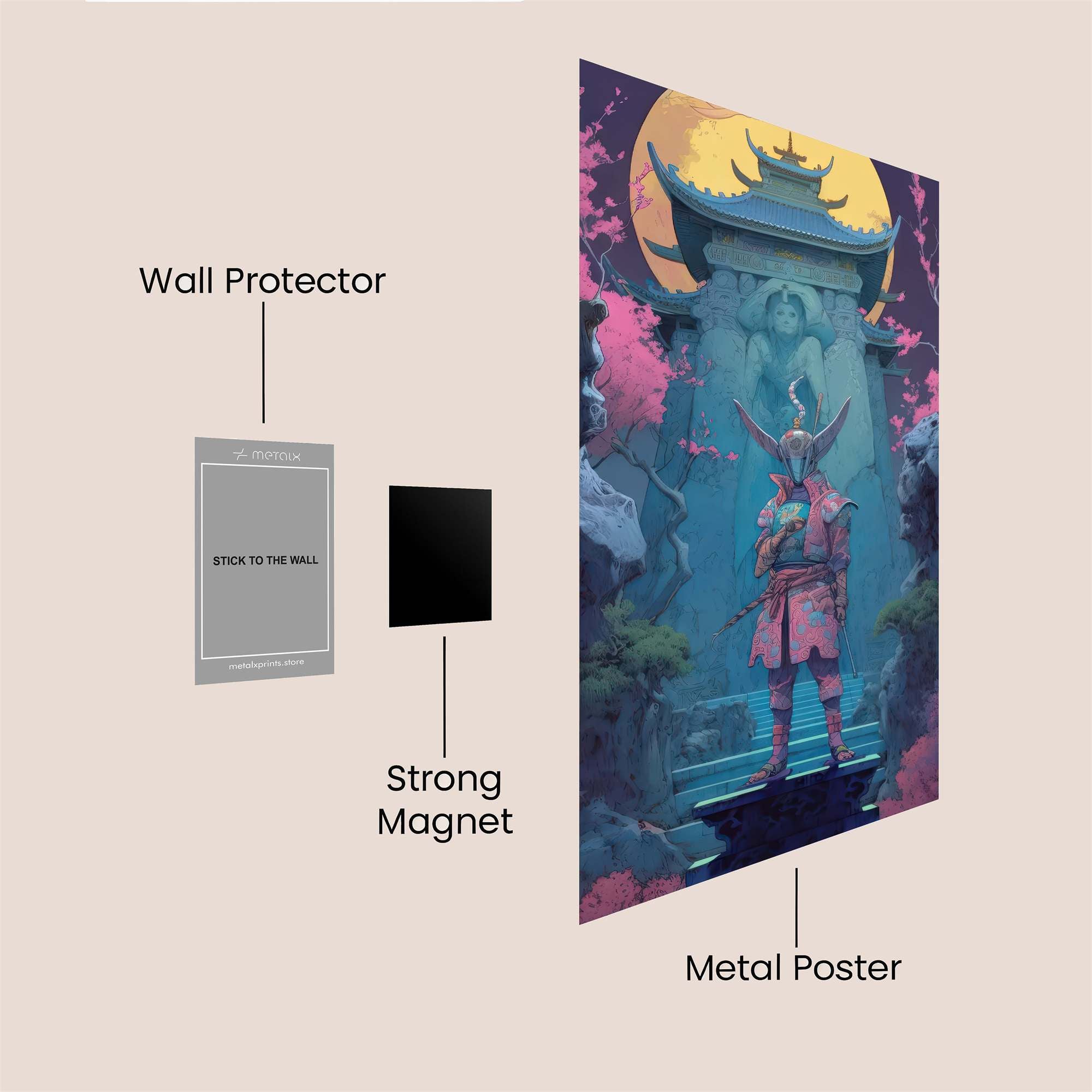 Samurai Serenity Safe Wall Magnetic / M