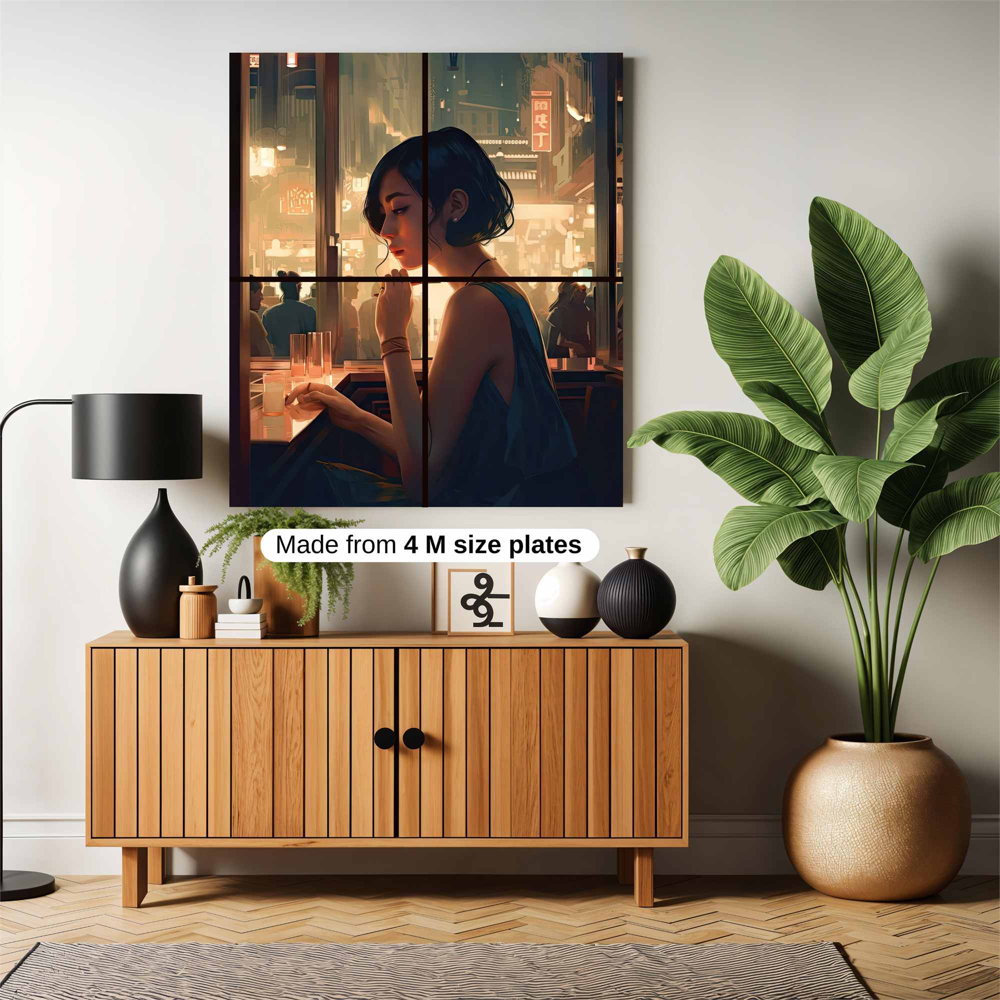 Neon Solitude Safe Wall Magnetic / M