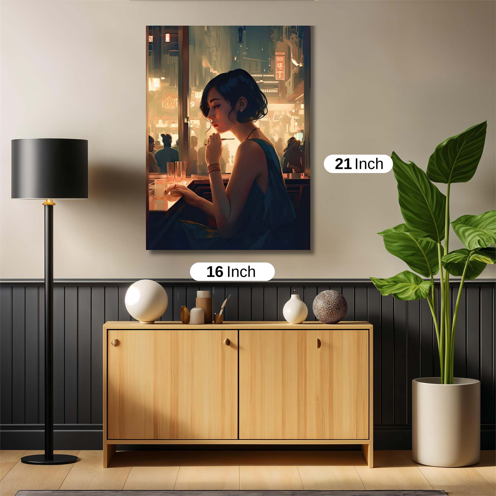 Neon Solitude Safe Wall Magnetic / M