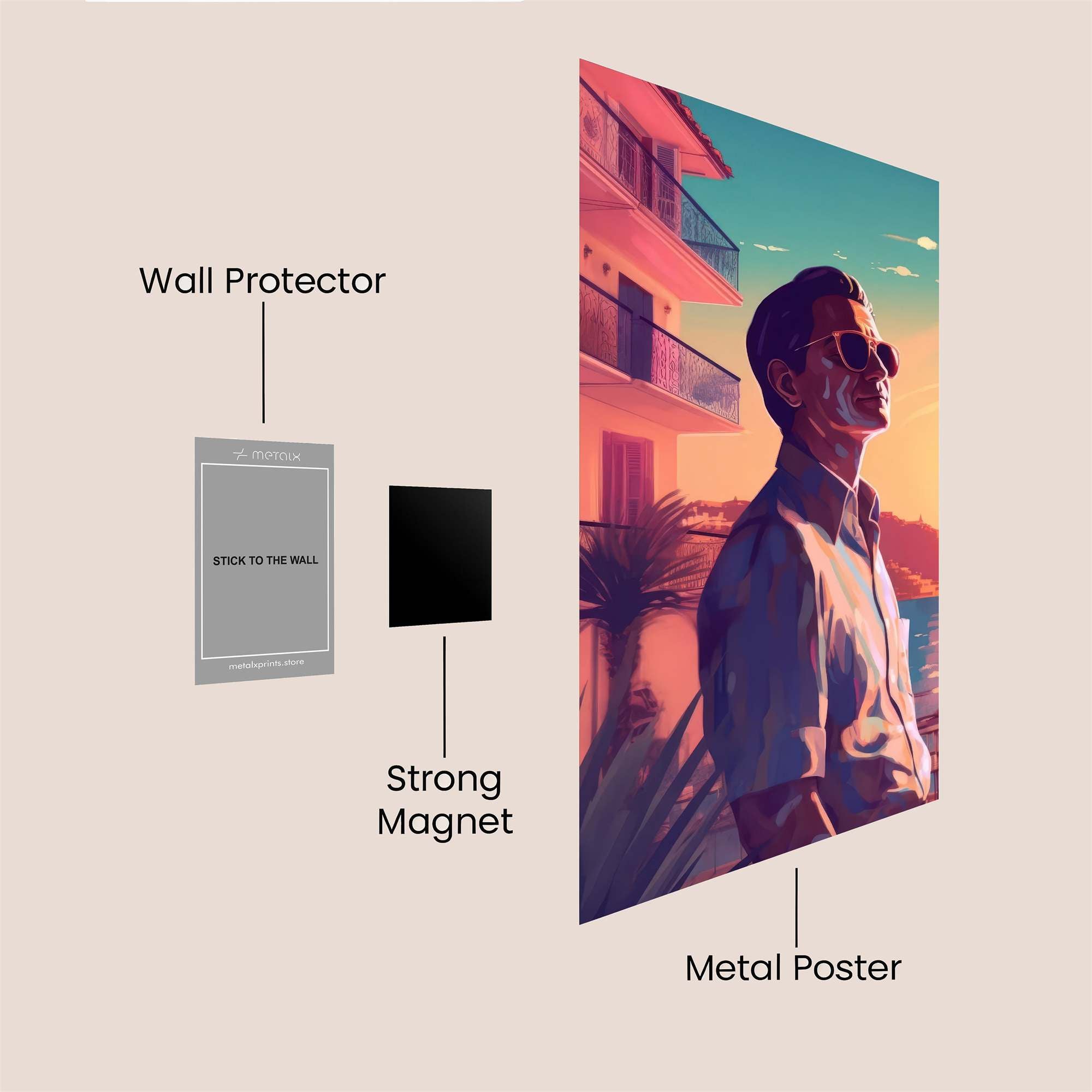 DiCaprio Dreamy Safe Wall Magnetic / M