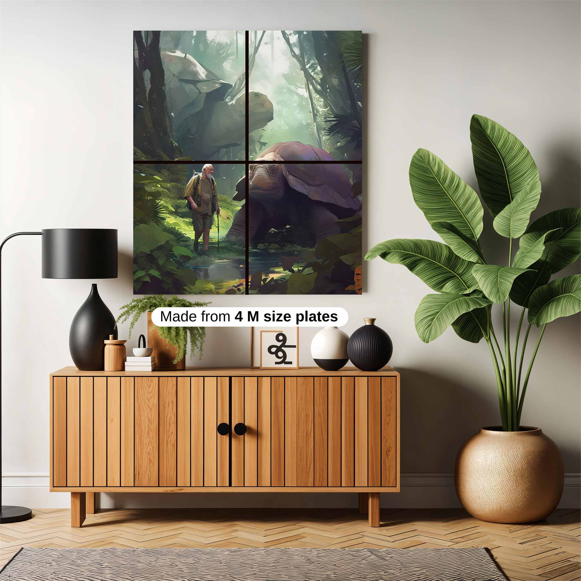 Turtle Tranquil Safe Wall Magnetic / M