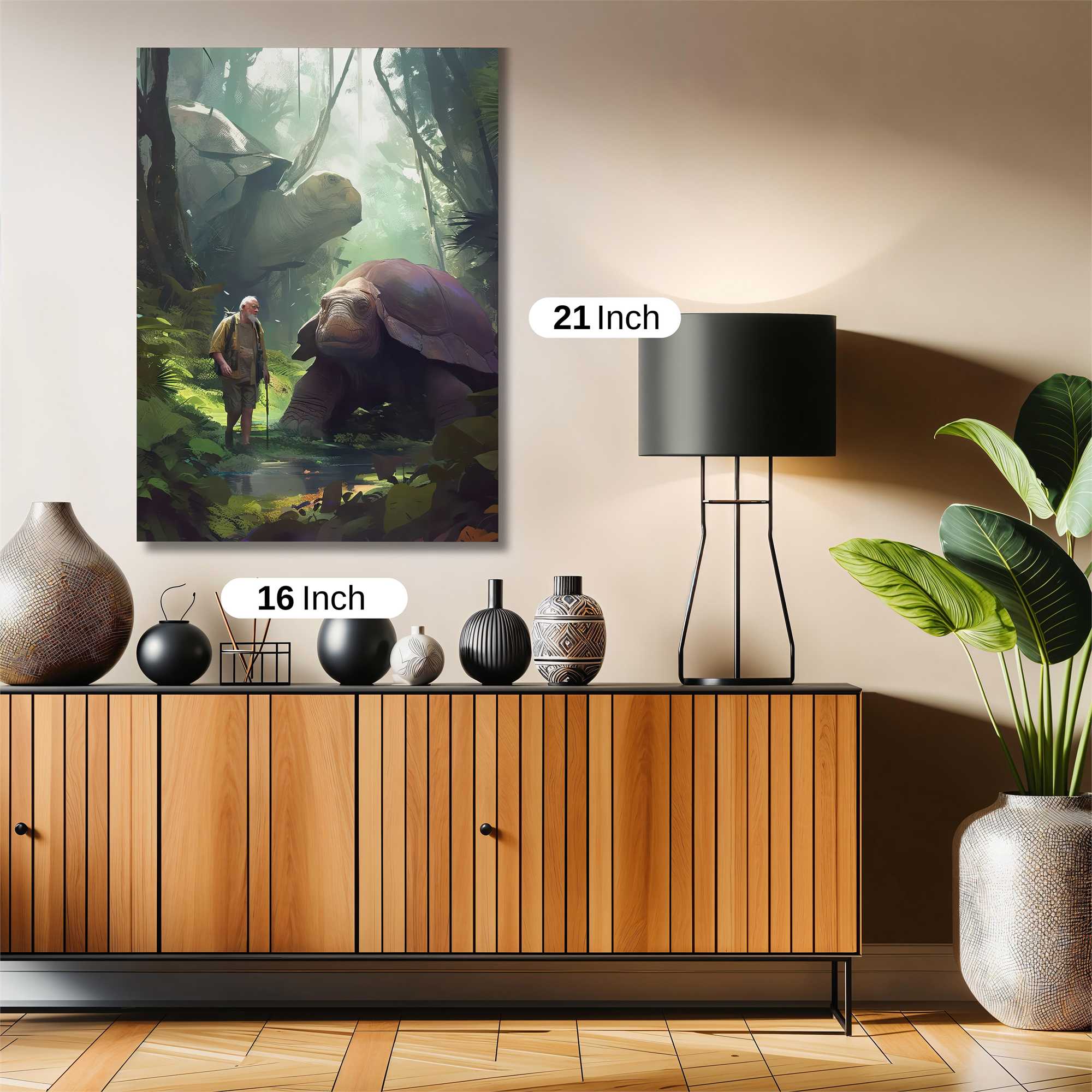 Turtle Tranquil Safe Wall Magnetic / M