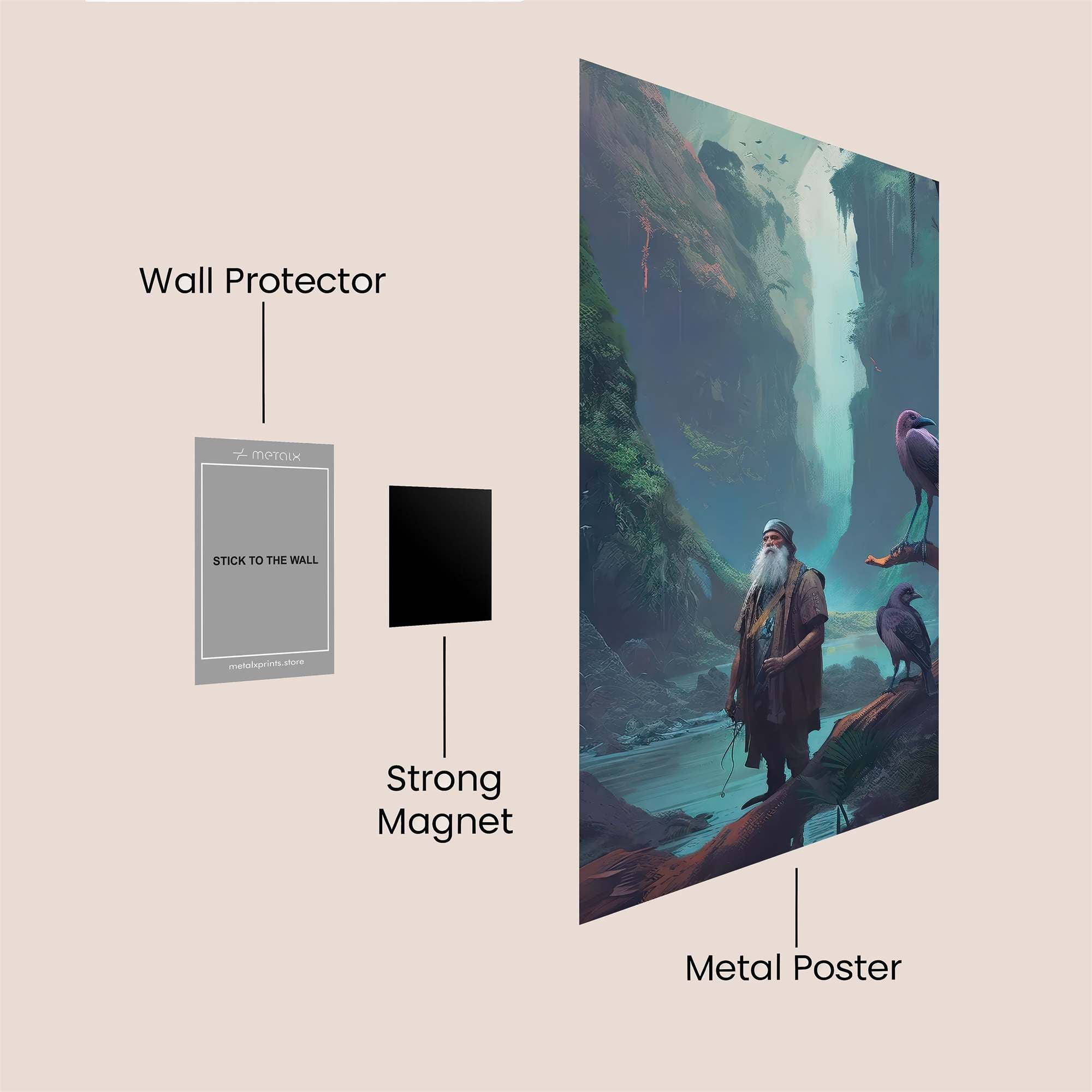 Sage Serenity Safe Wall Magnetic / M