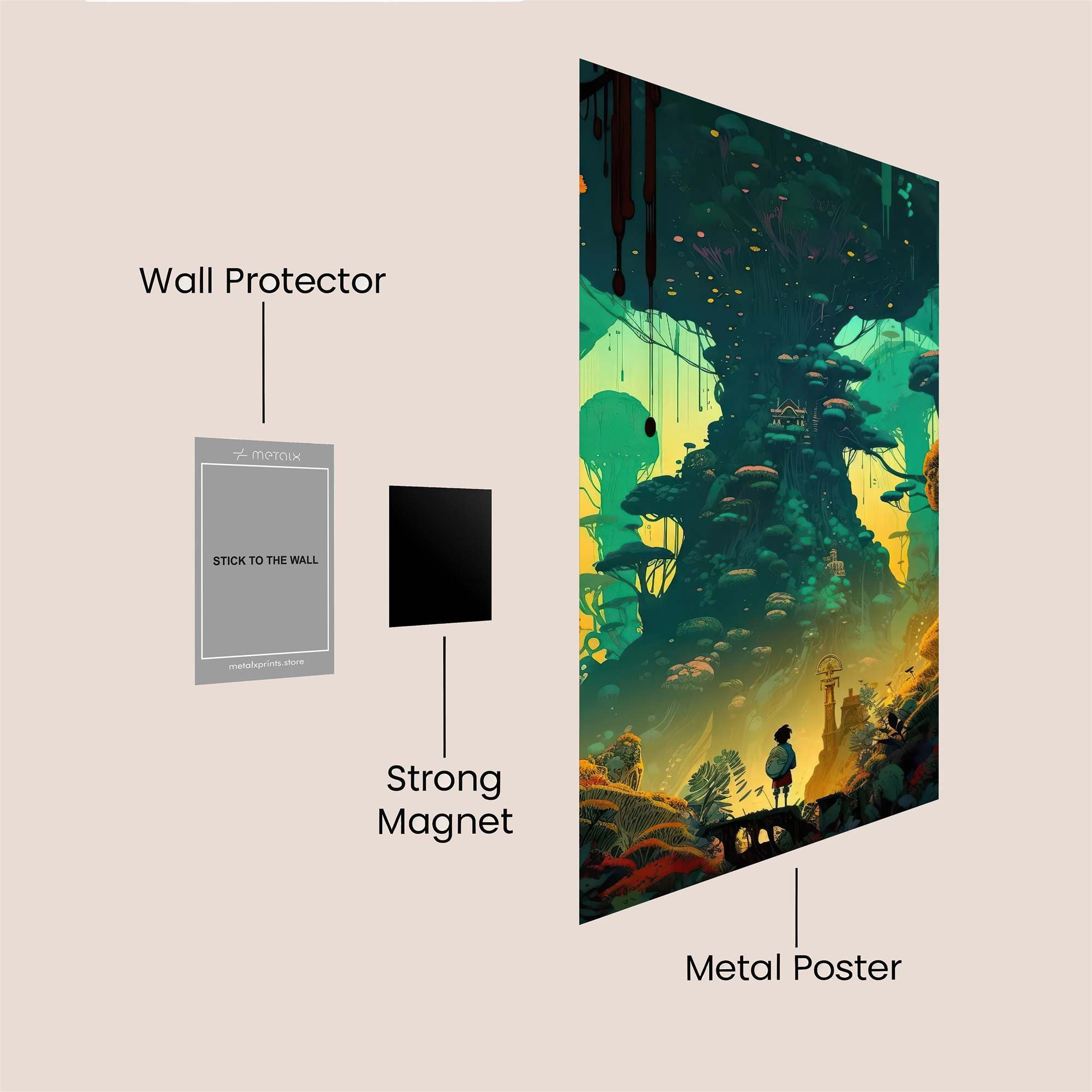Explorer Enchanted Safe Wall Magnetic / M