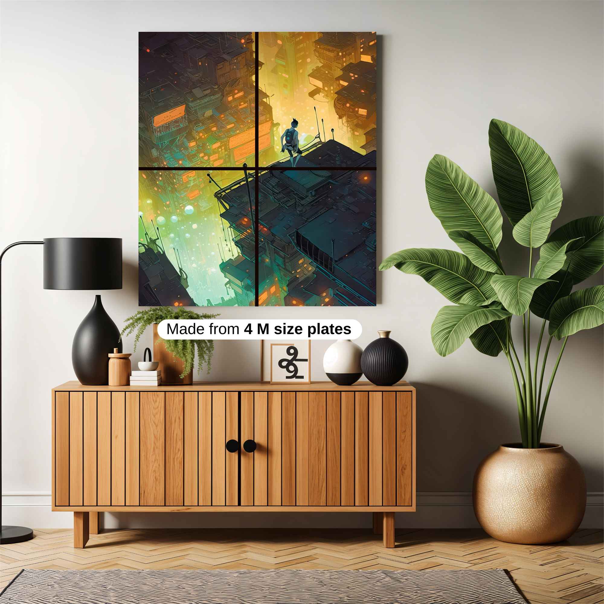 Cyberpunk Leap Safe Wall Magnetic / M