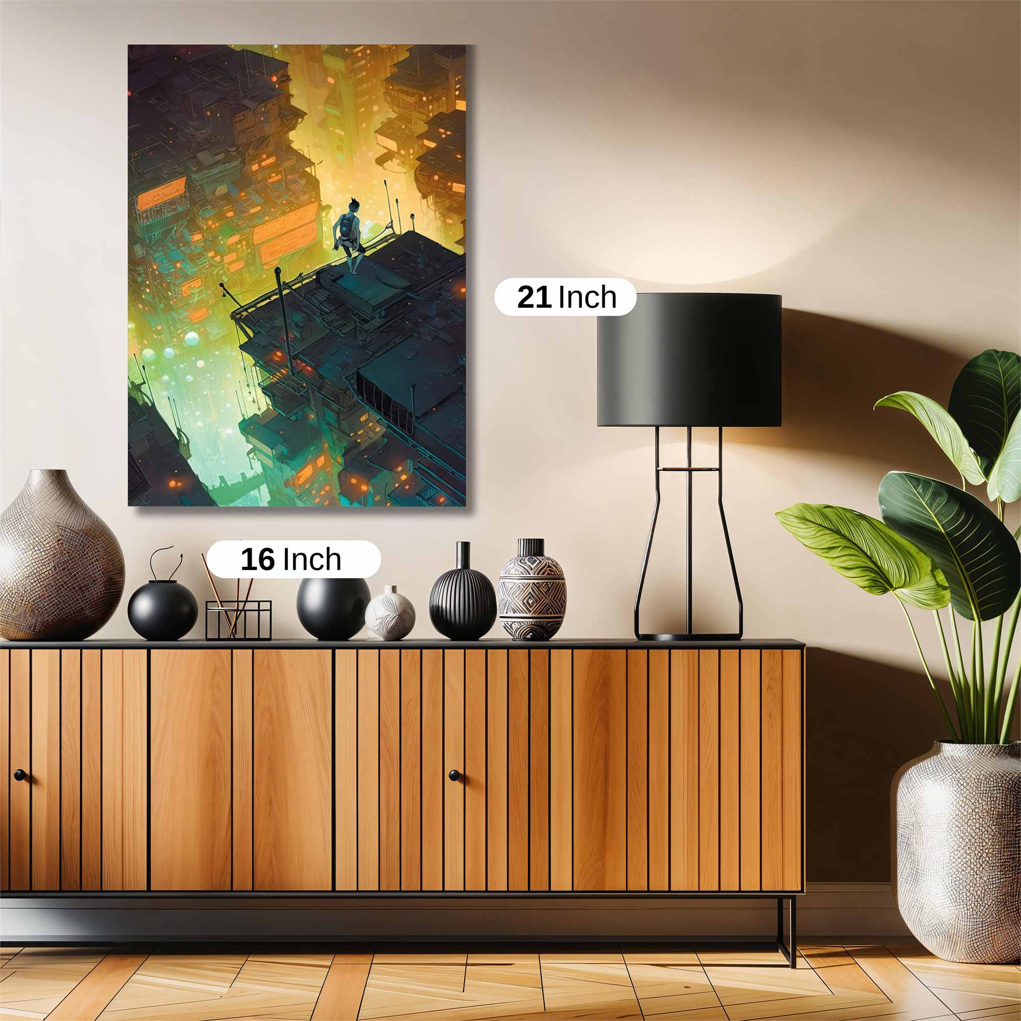 Cyberpunk Leap Safe Wall Magnetic / M