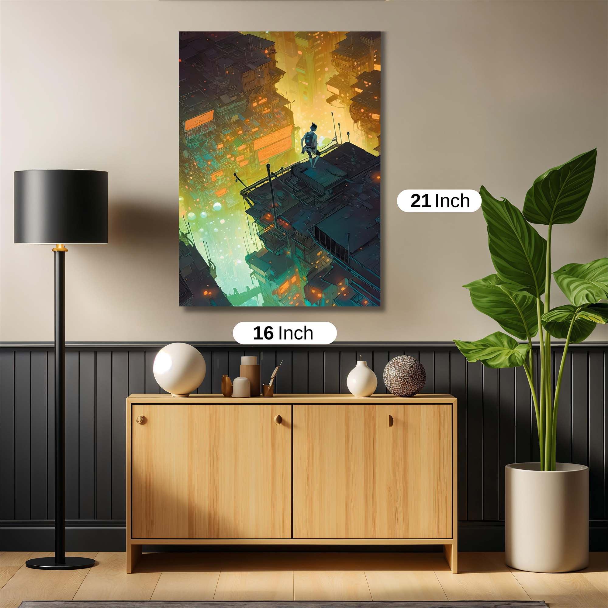 Cyberpunk Leap Safe Wall Magnetic / M