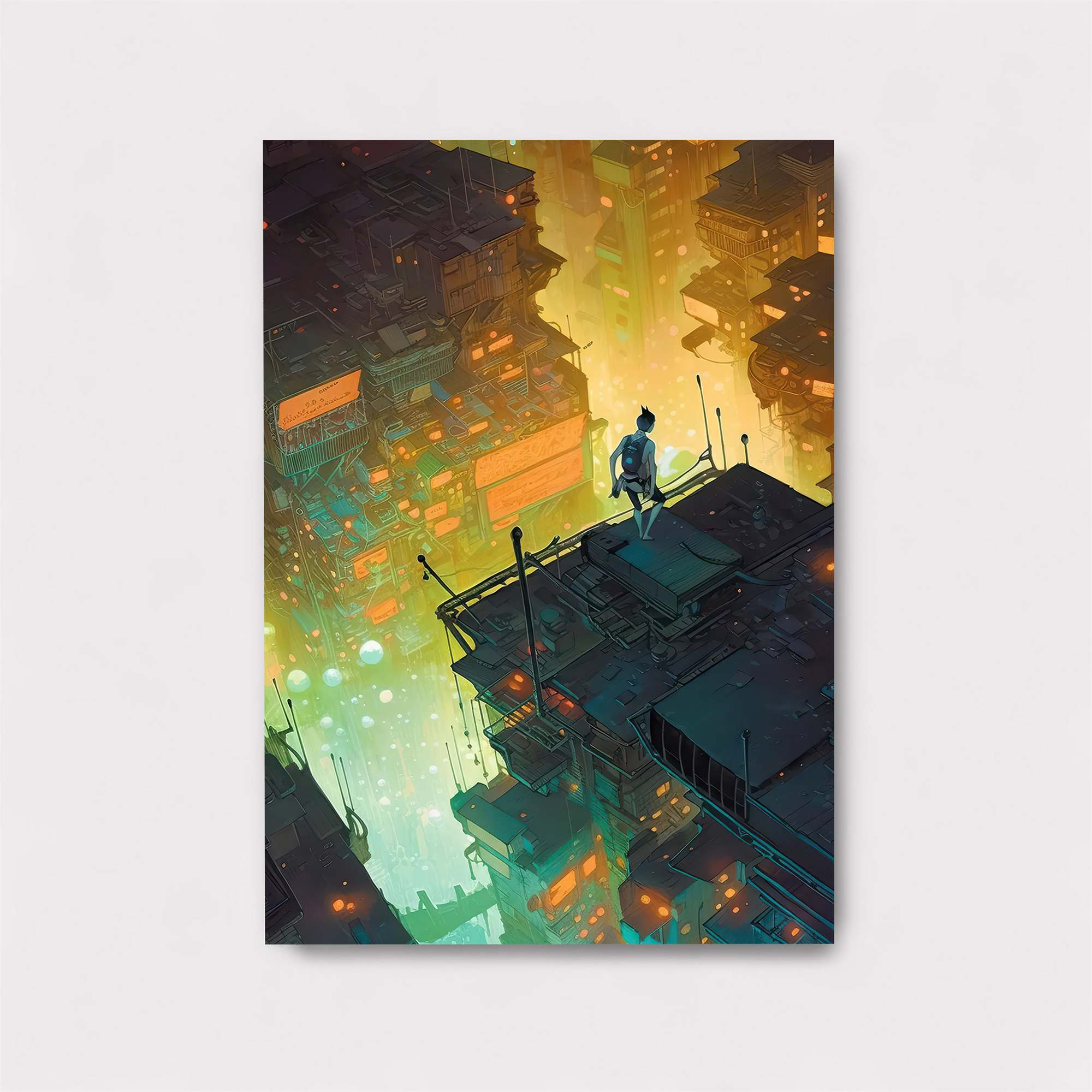 Cyberpunk Leap Safe Wall Magnetic / M