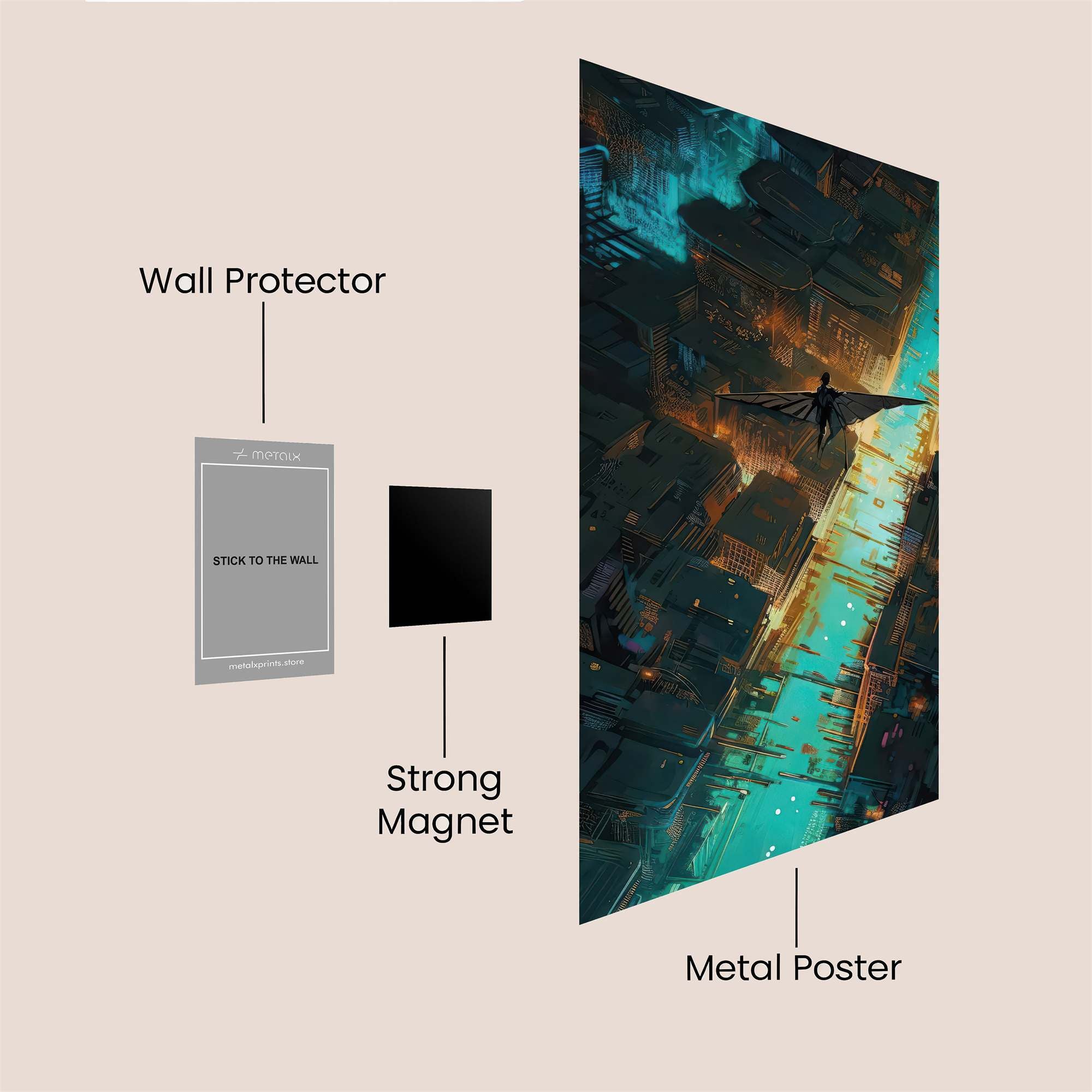 Batman Gloomy Safe Wall Magnetic / M