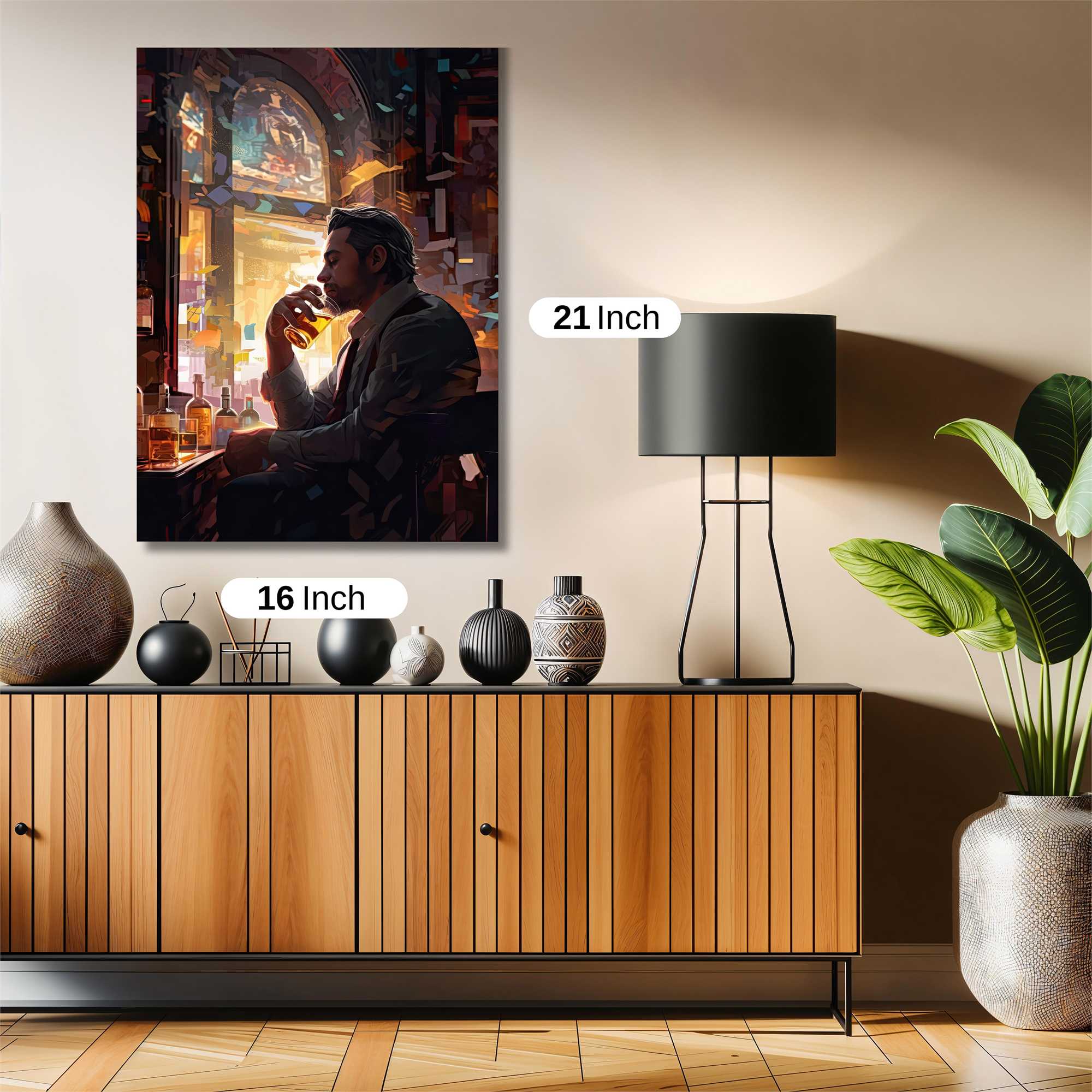 Whiskey Solitude Safe Wall Magnetic / M
