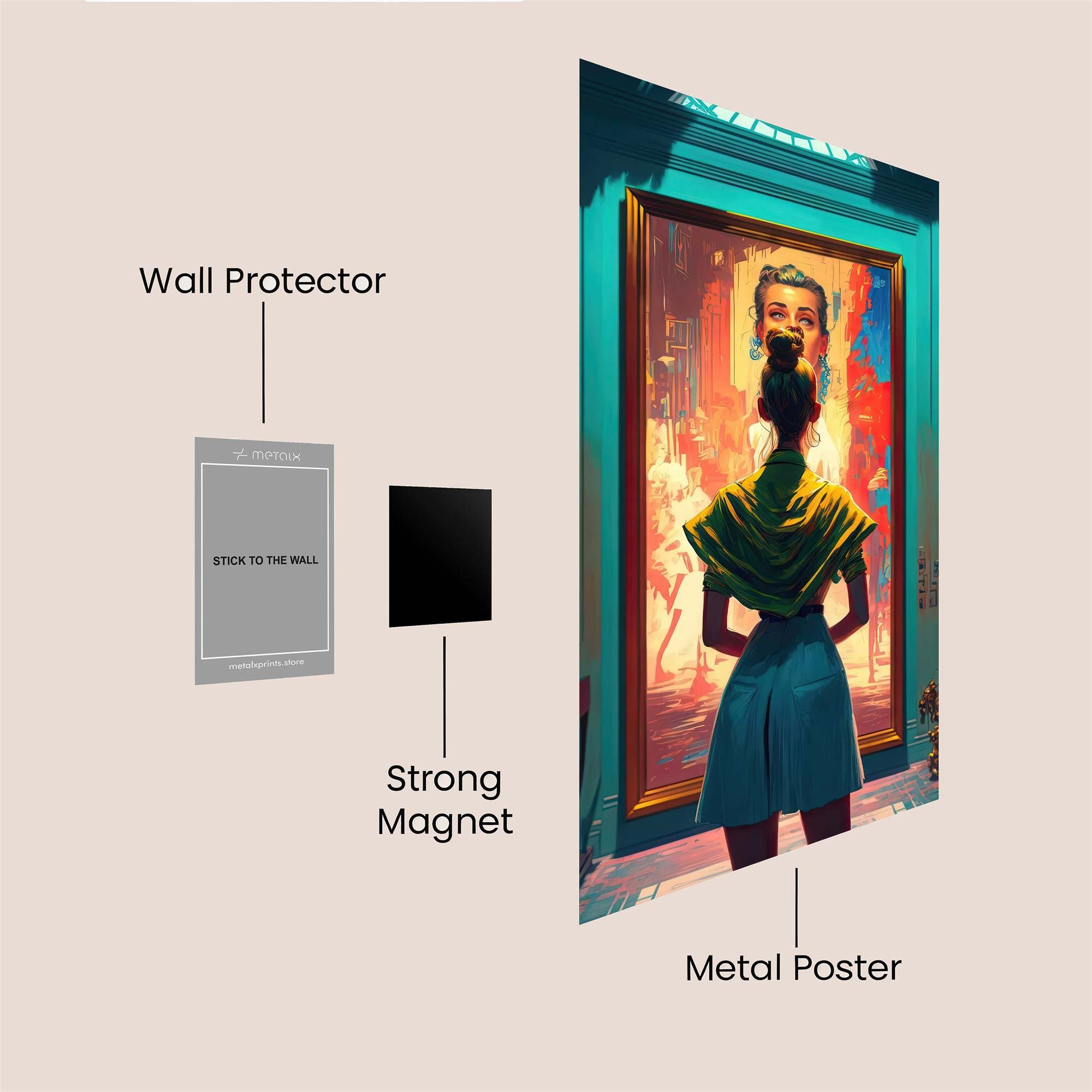 Mirror Enigma Safe Wall Magnetic / M