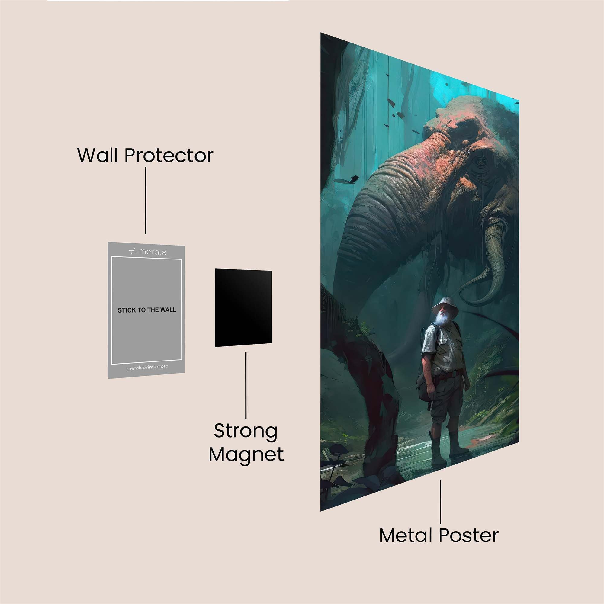 Behemoth Wonder Safe Wall Magnetic / M
