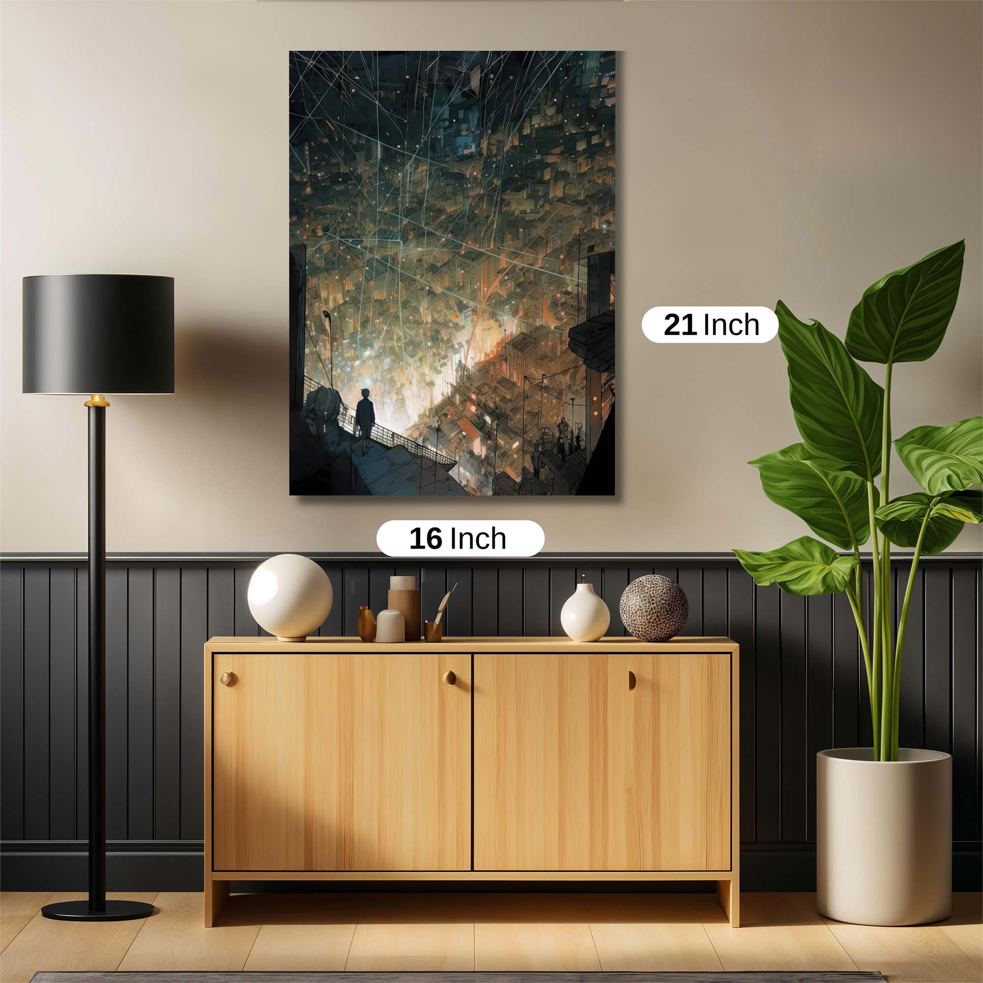 City Awakening Safe Wall Magnetic / M