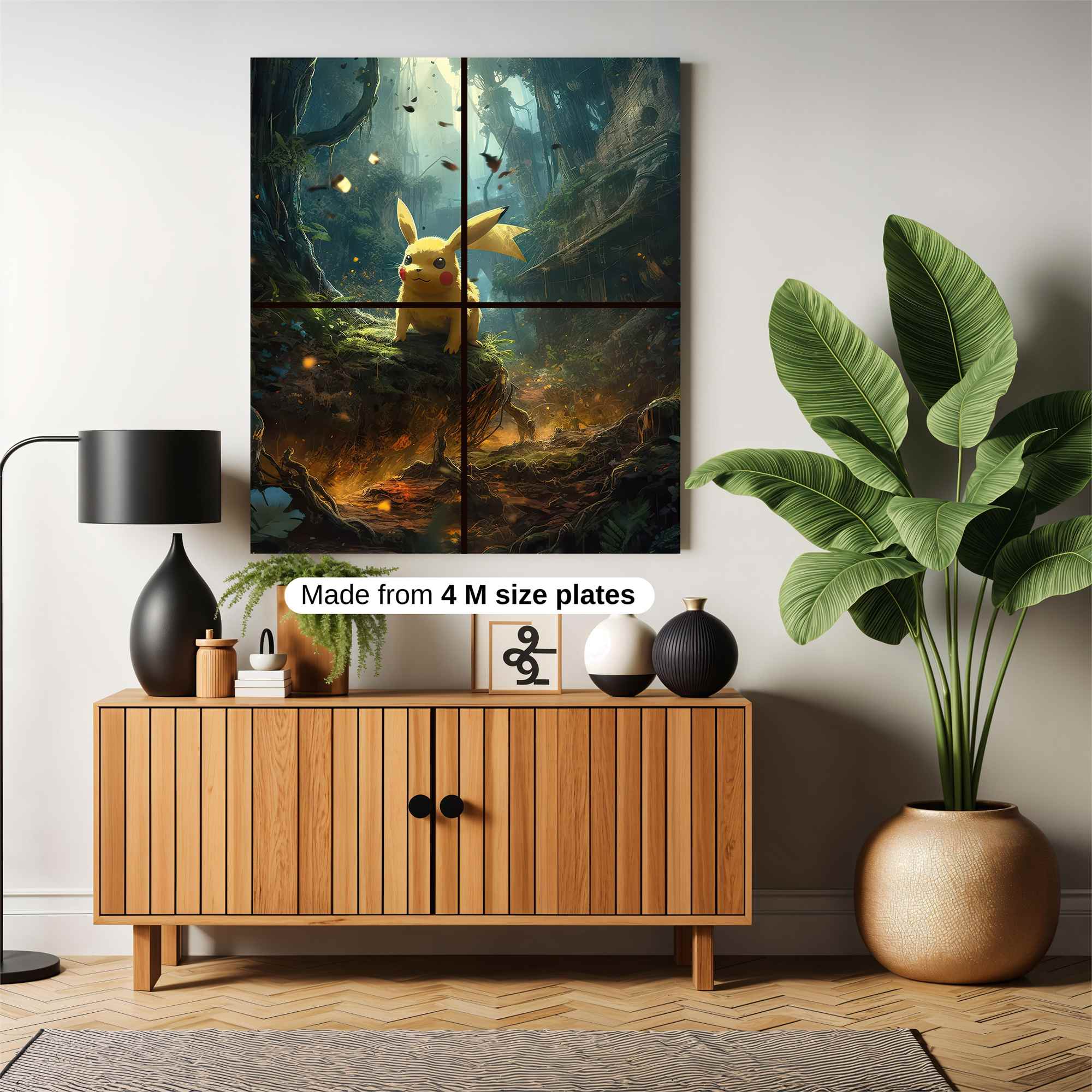 Pikachu Enchanted Safe Wall Magnetic / M