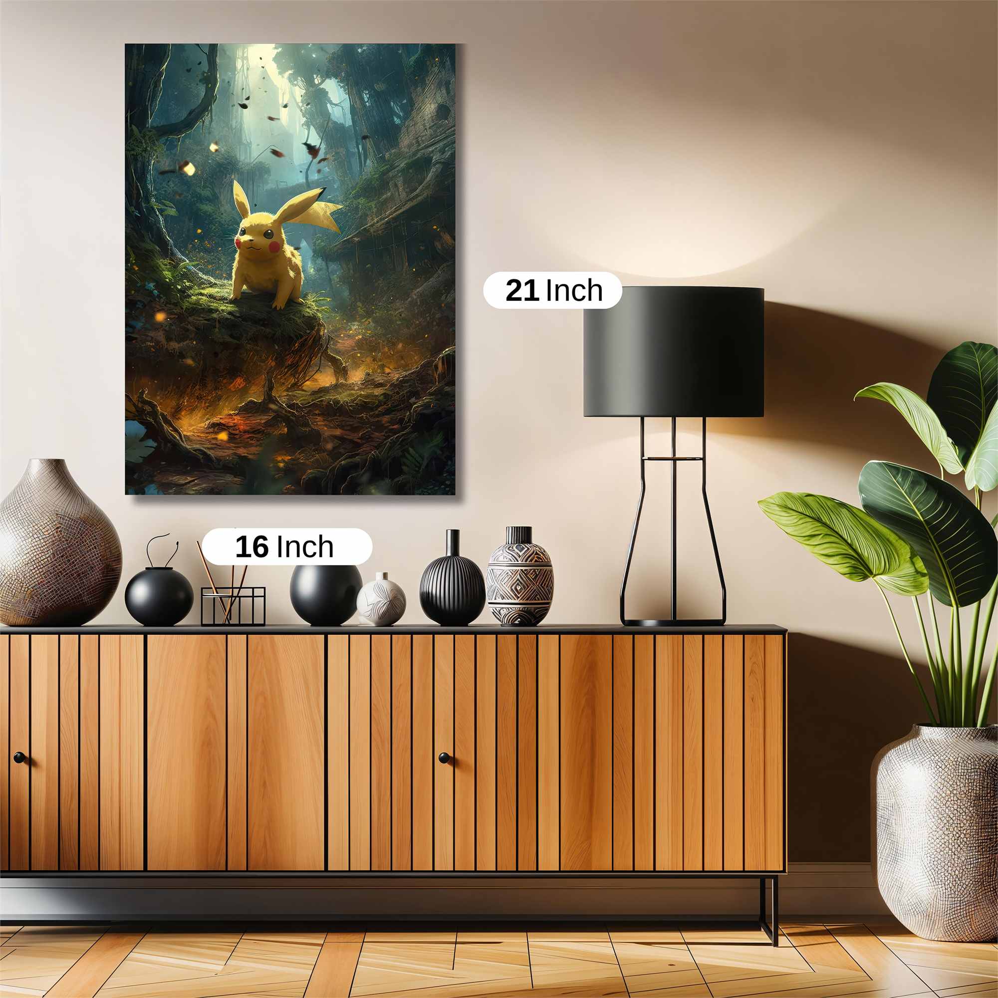 Pikachu Enchanted Safe Wall Magnetic / M