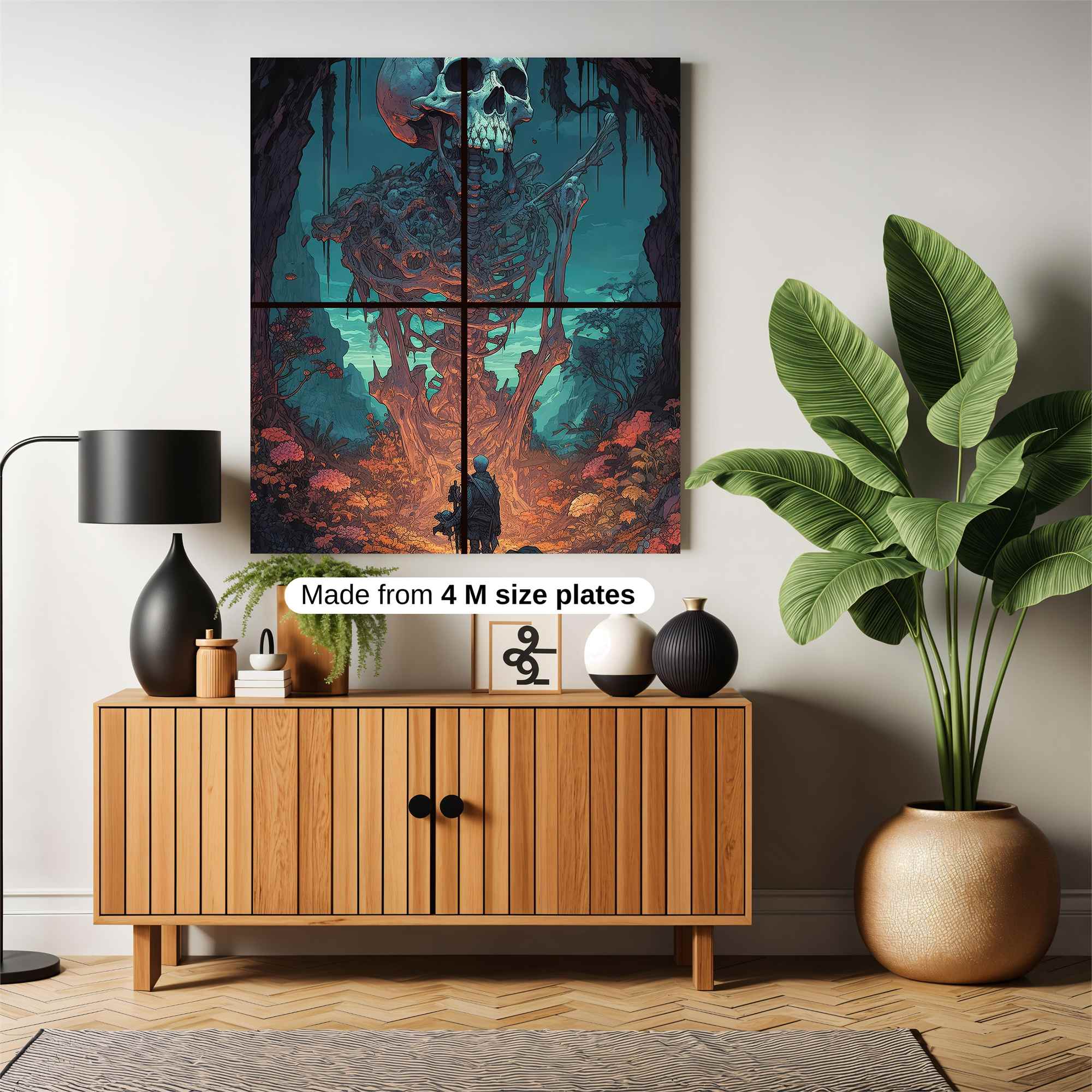Skeleton Enigma Safe Wall Magnetic / M