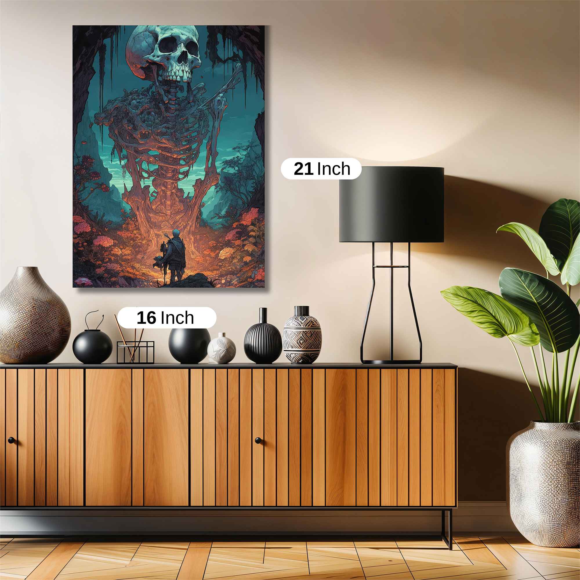 Skeleton Enigma Safe Wall Magnetic / M