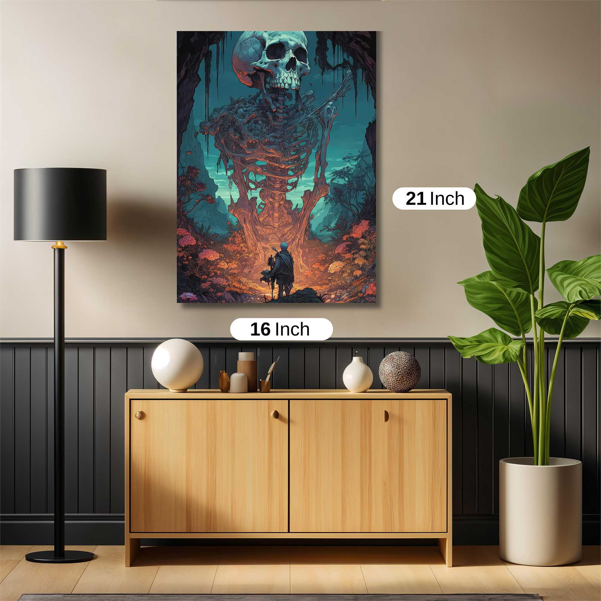 Skeleton Enigma Safe Wall Magnetic / M