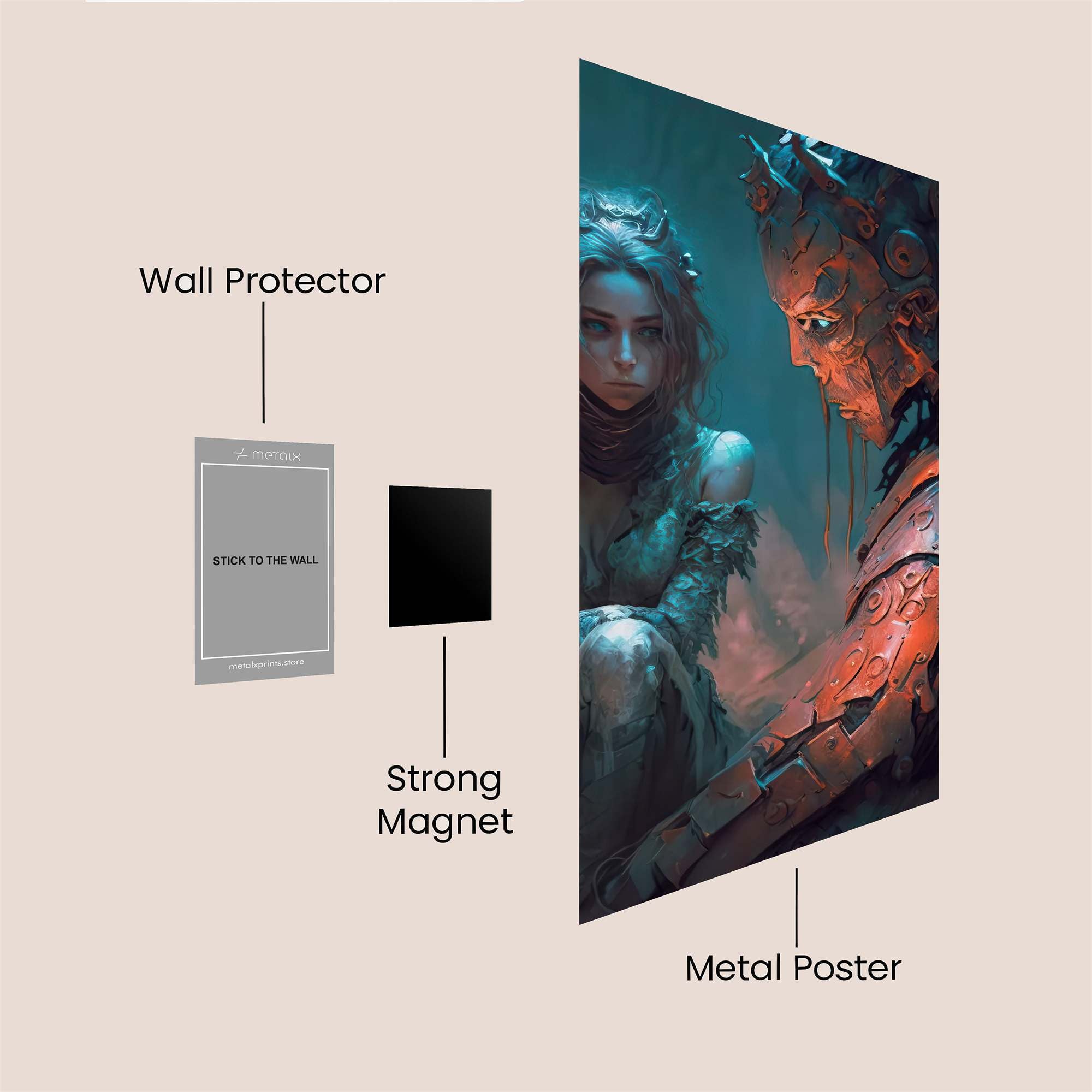 Cozy Haven Safe Wall Magnetic / M