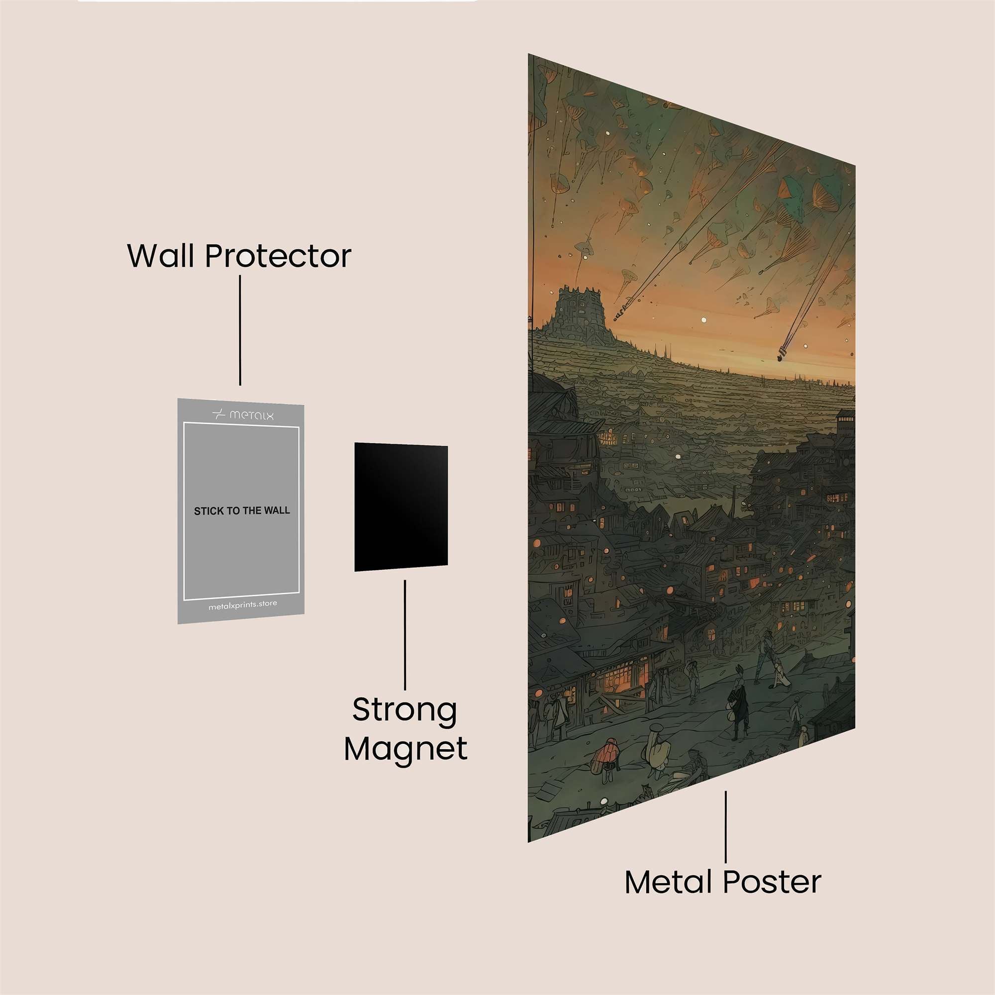 Monumental Twilight Safe Wall Magnetic / M