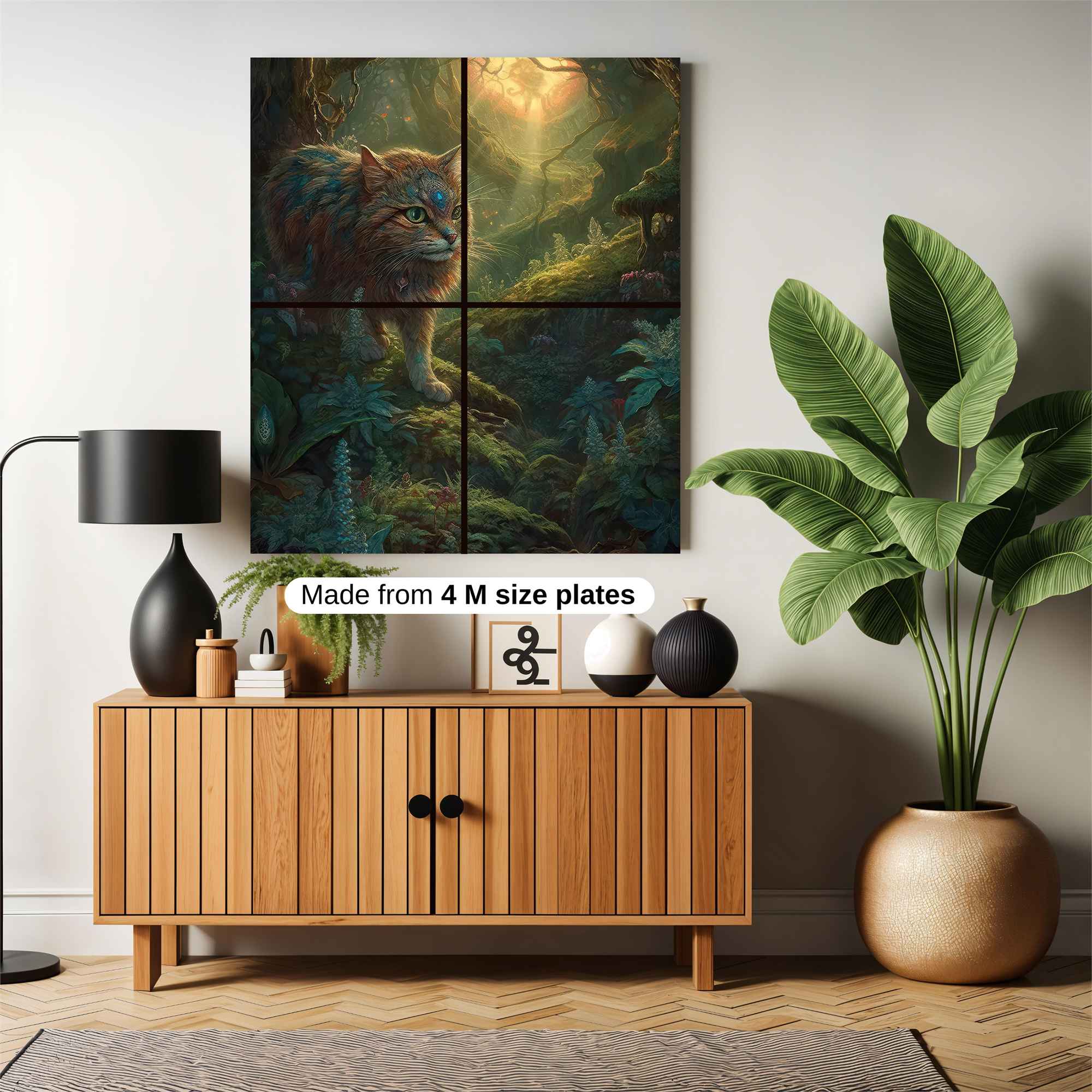 Mystic Cat Safe Wall Magnetic / M