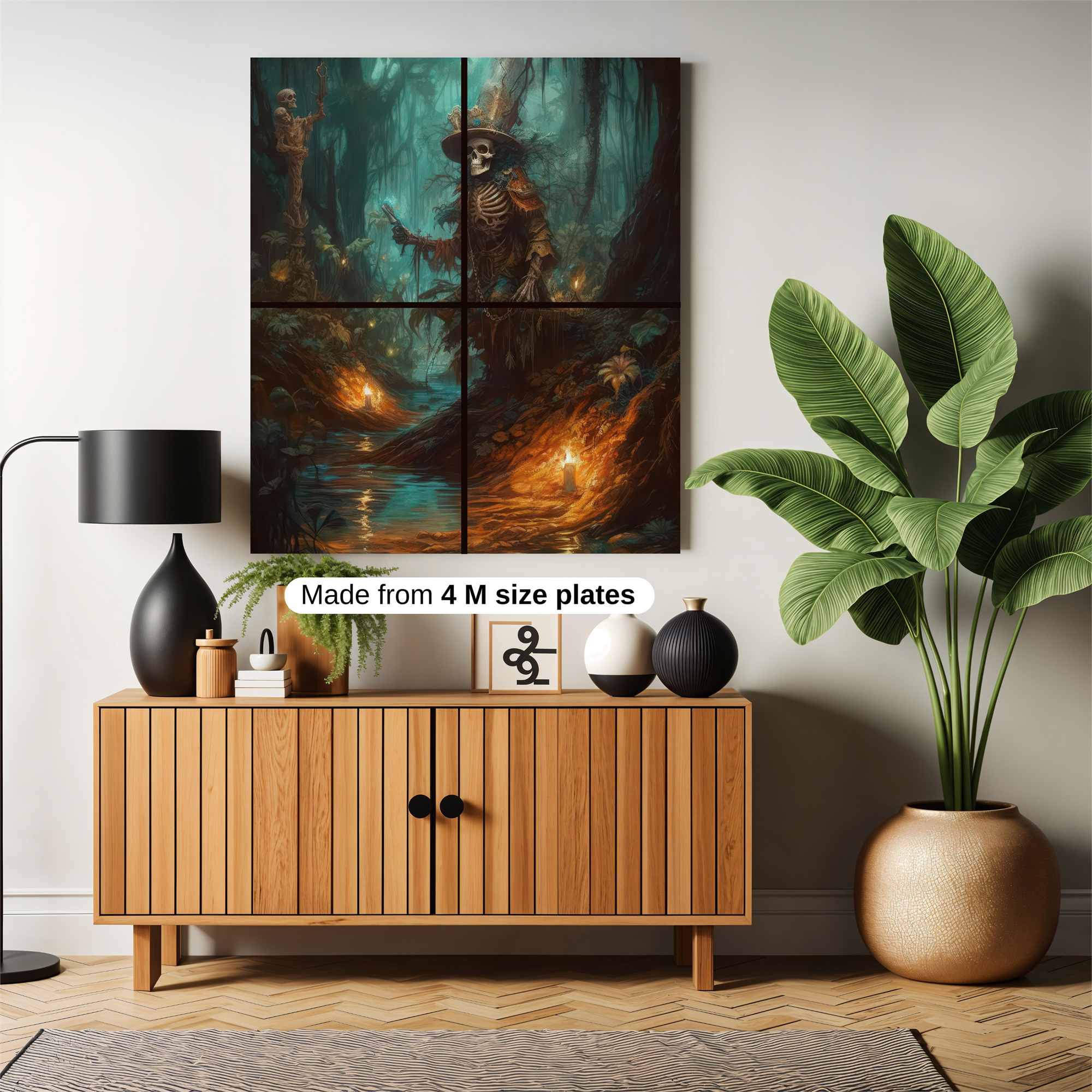 Skeleton Enigma Safe Wall Magnetic / M
