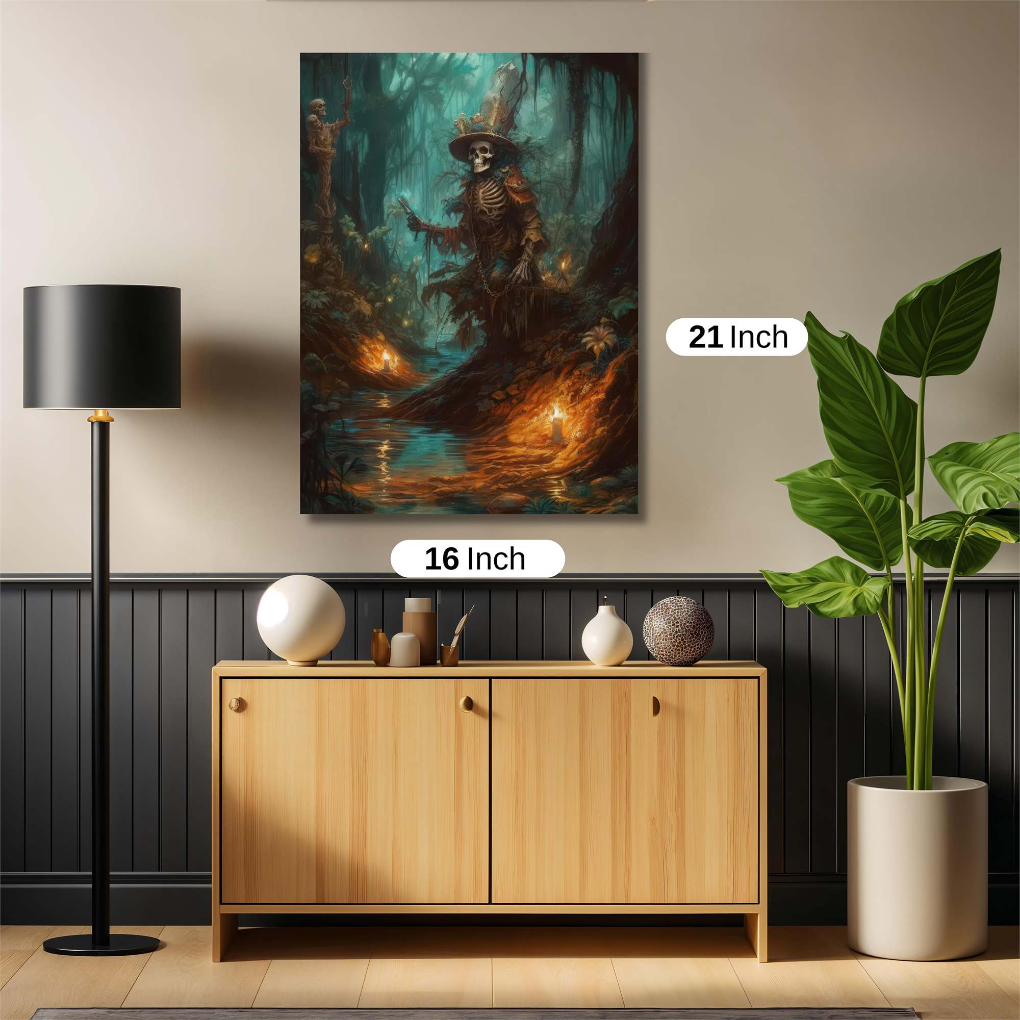 Skeleton Enigma Safe Wall Magnetic / M