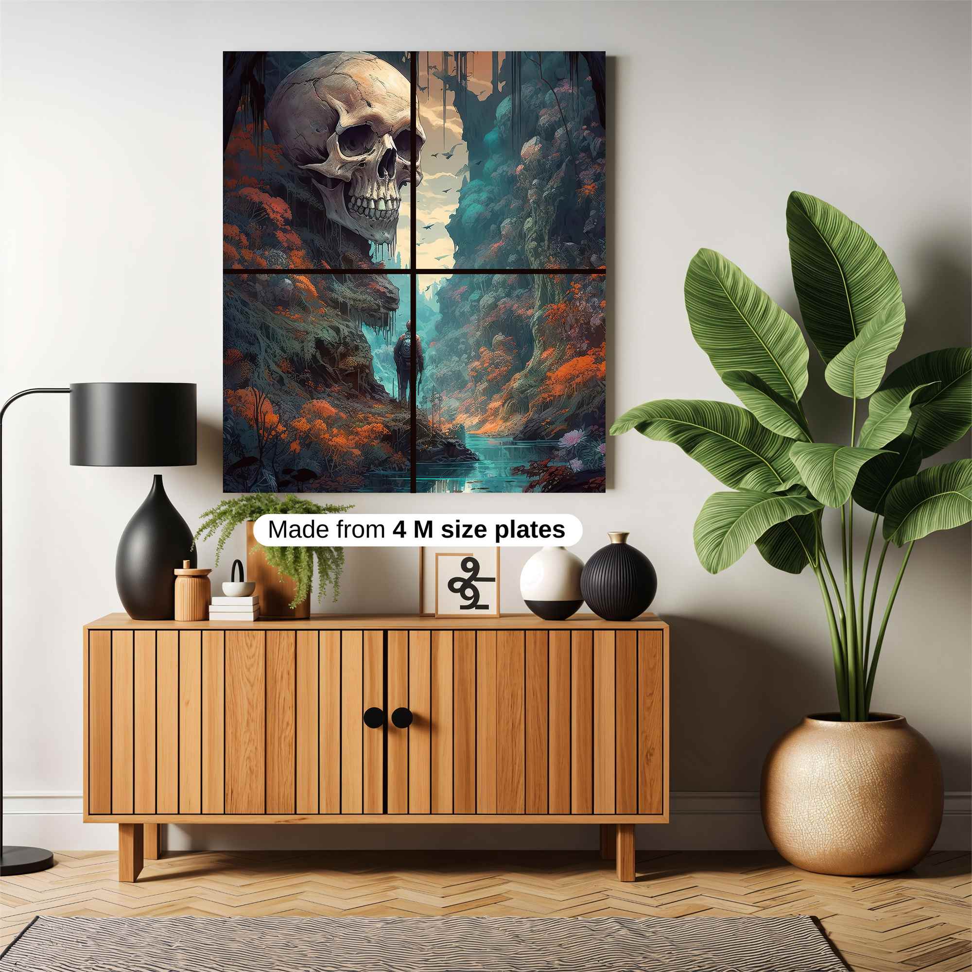 Skull Odyssey Safe Wall Magnetic / M