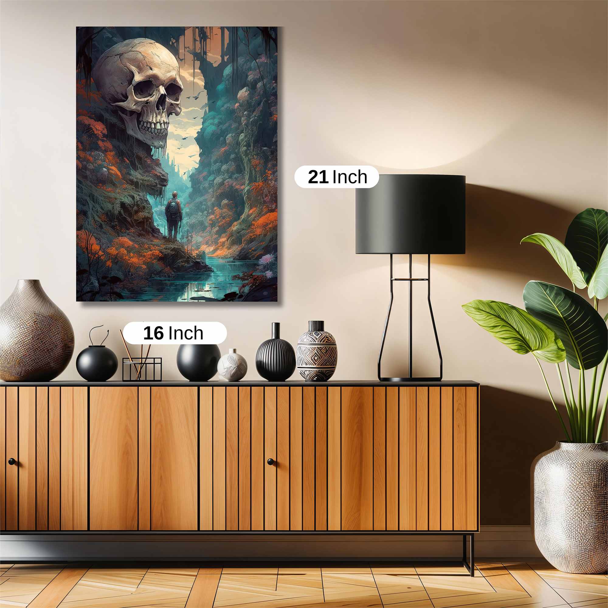 Skull Odyssey Safe Wall Magnetic / M