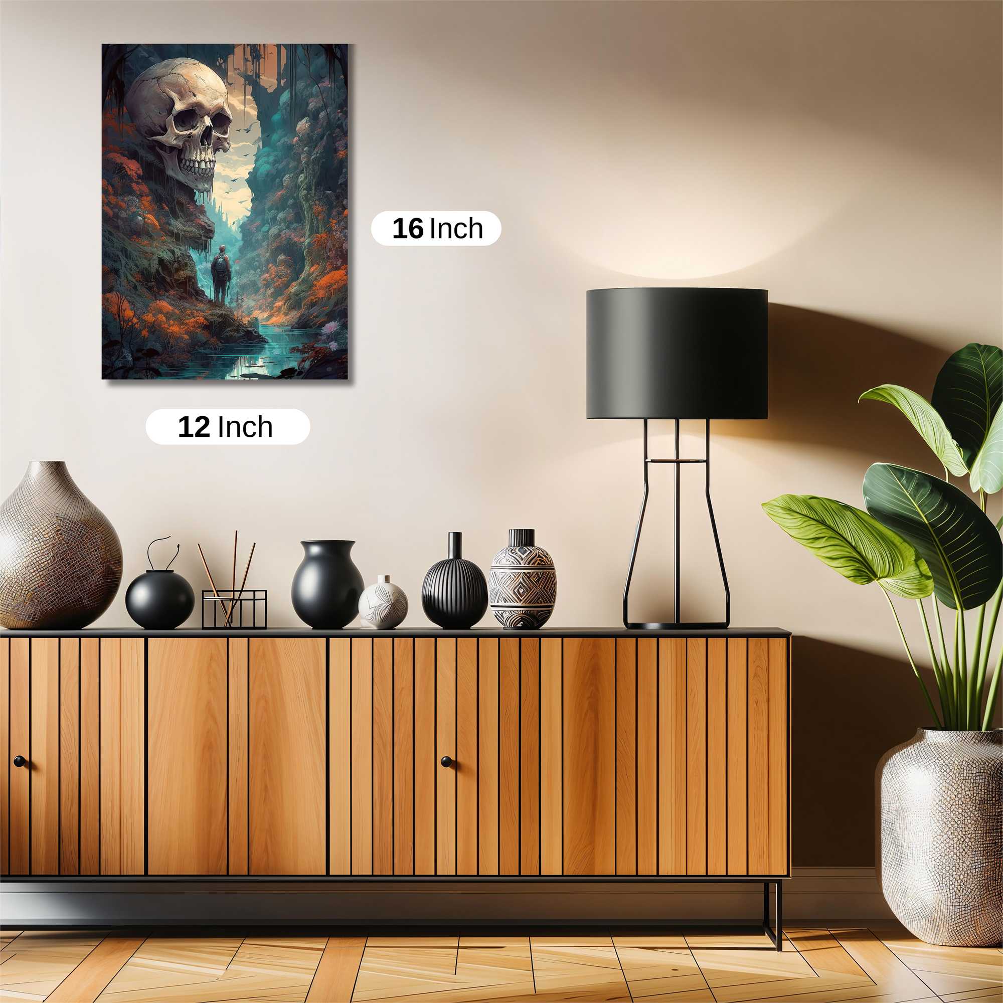 Skull Odyssey Safe Wall Magnetic / M