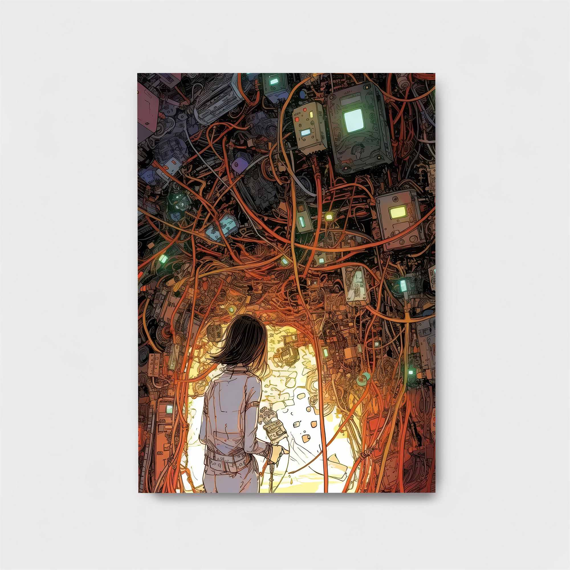 Cyber Labyrinth Safe Wall Magnetic / M