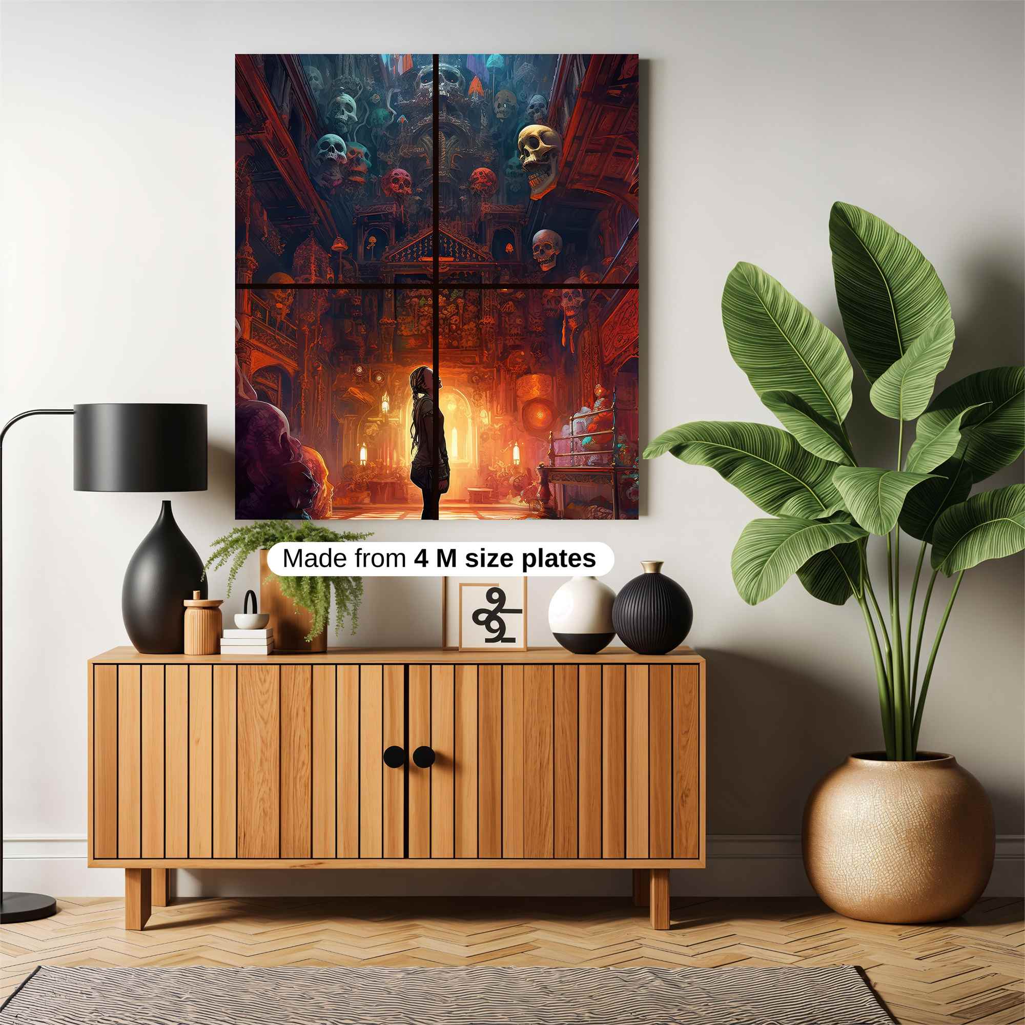 Skull Sanctuary Safe Wall Magnetic / M