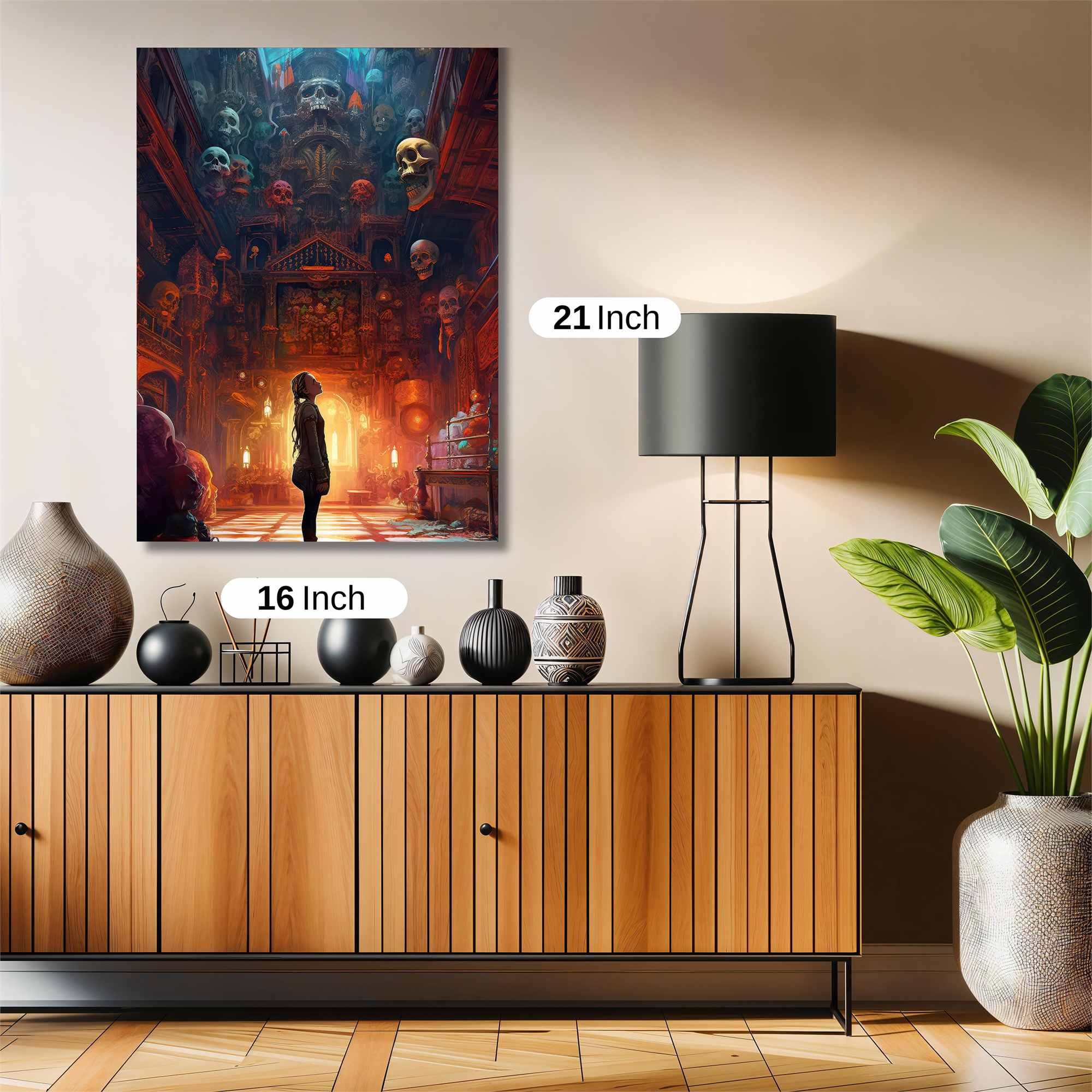 Skull Sanctuary Safe Wall Magnetic / M