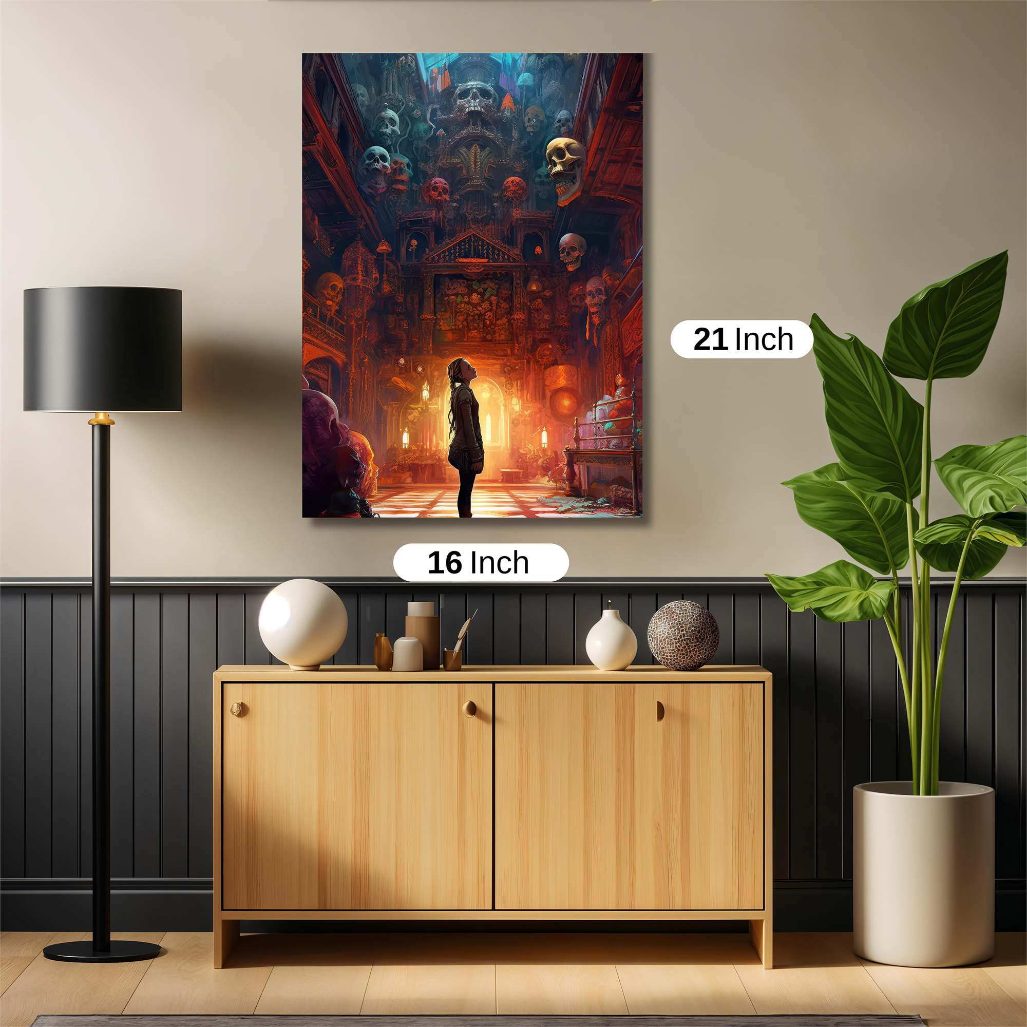 Skull Sanctuary Safe Wall Magnetic / M