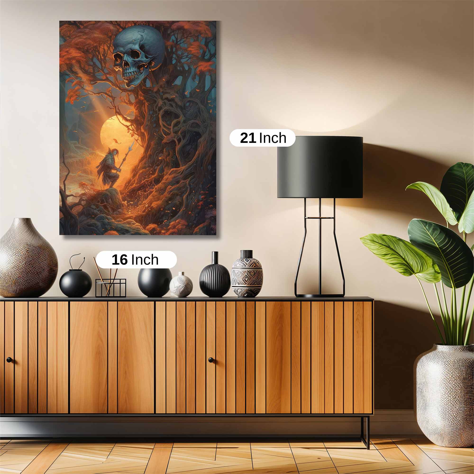 Skull Enigma Safe Wall Magnetic / M