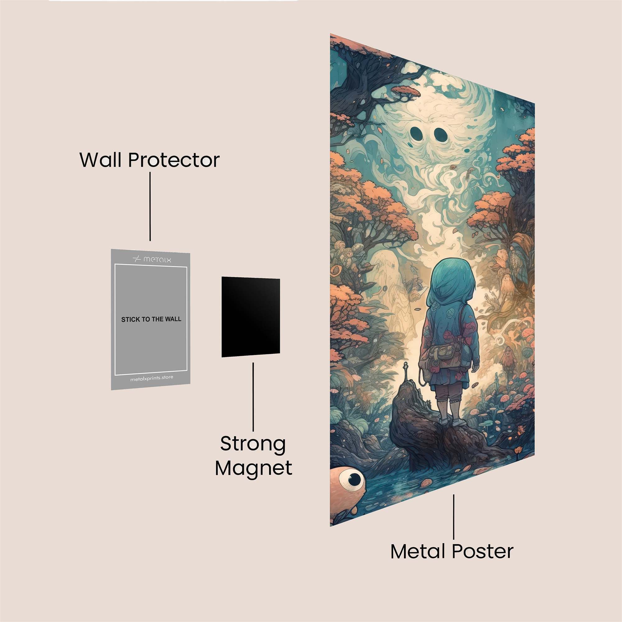 Spirit Quest Safe Wall Magnetic / M