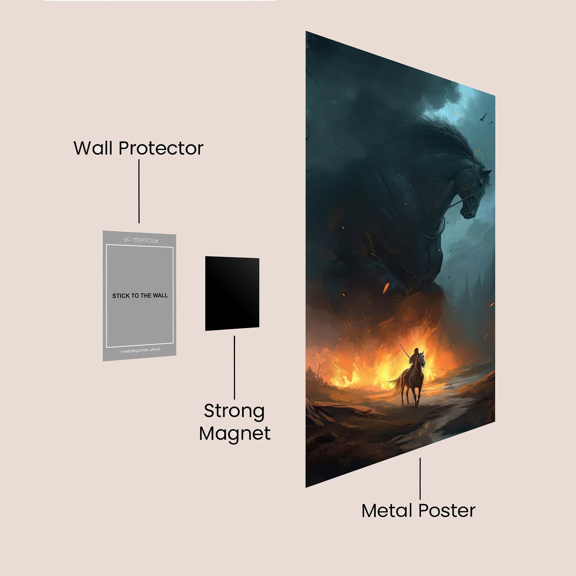 Giant Despair Safe Wall Magnetic / M