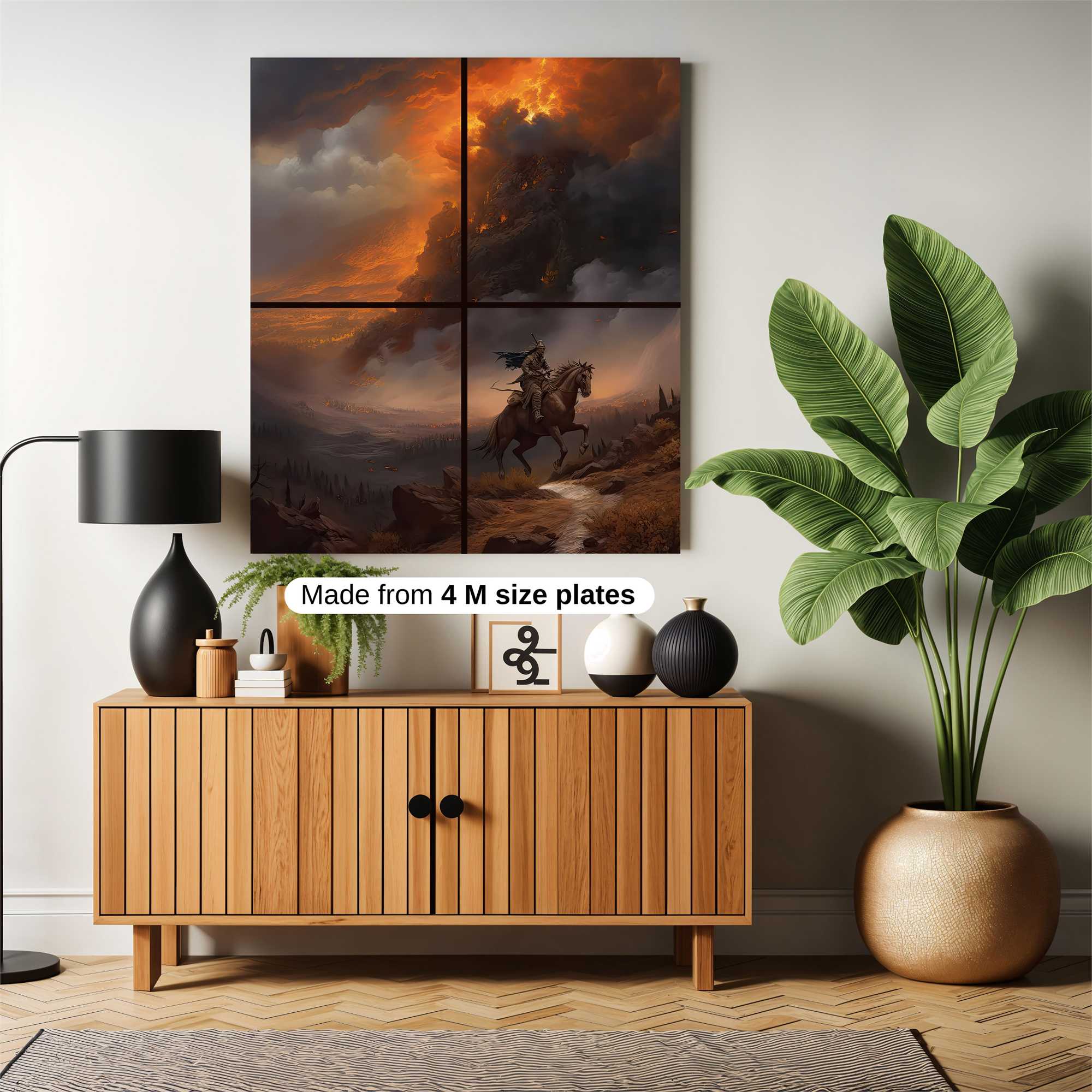Warrior's Blaze Safe Wall Magnetic / M