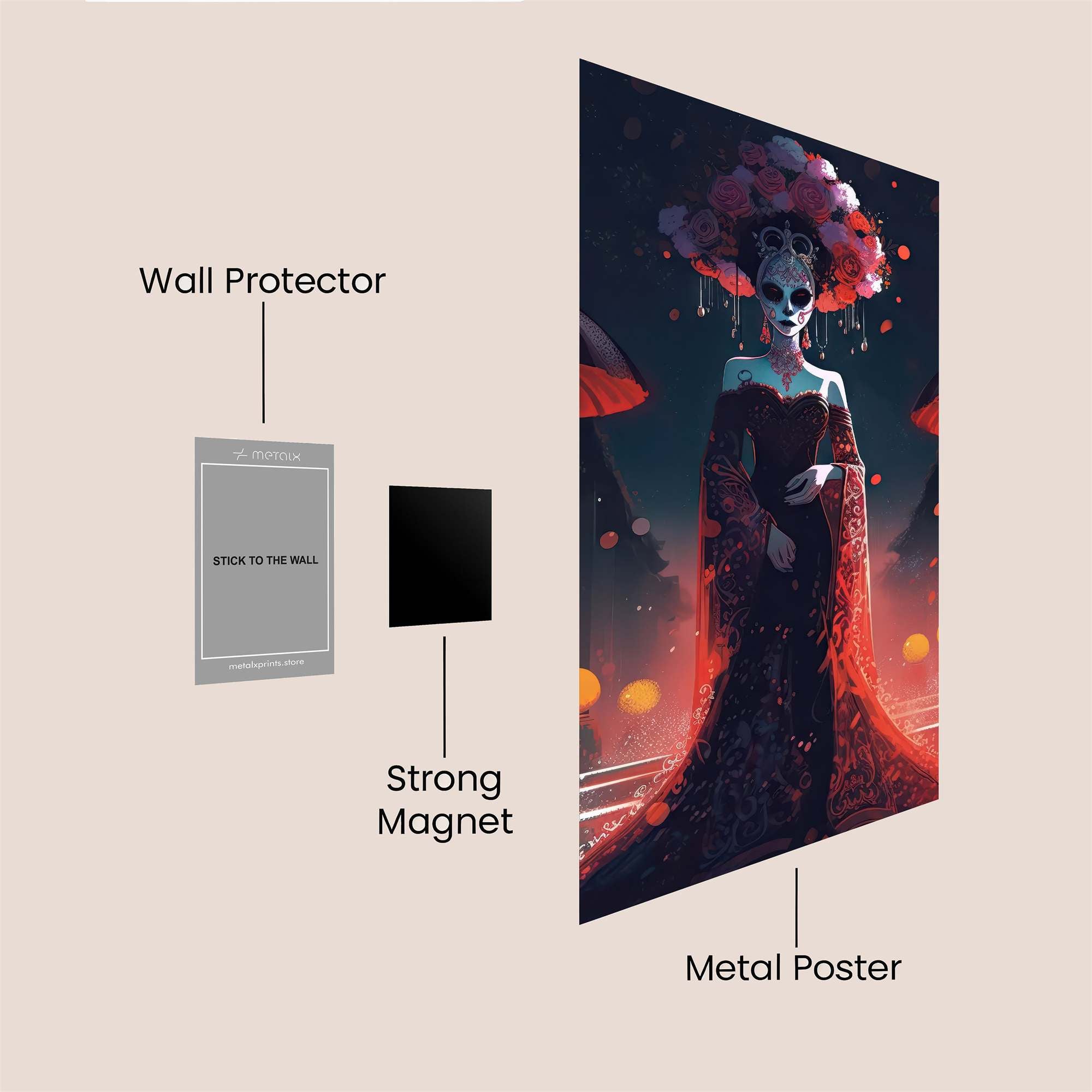 Empress Enigmatic Safe Wall Magnetic / M