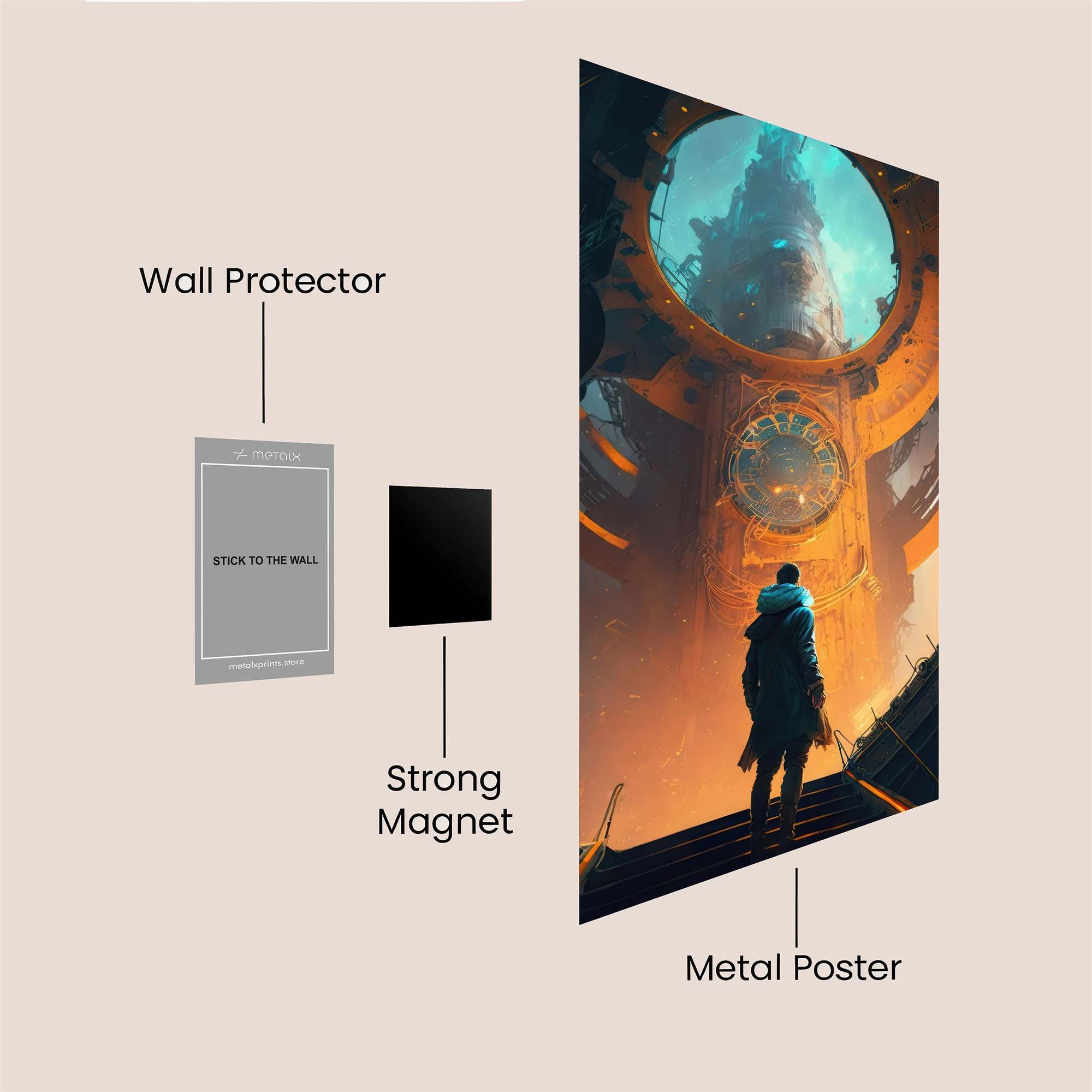 Clockwork Wonder Safe Wall Magnetic / M