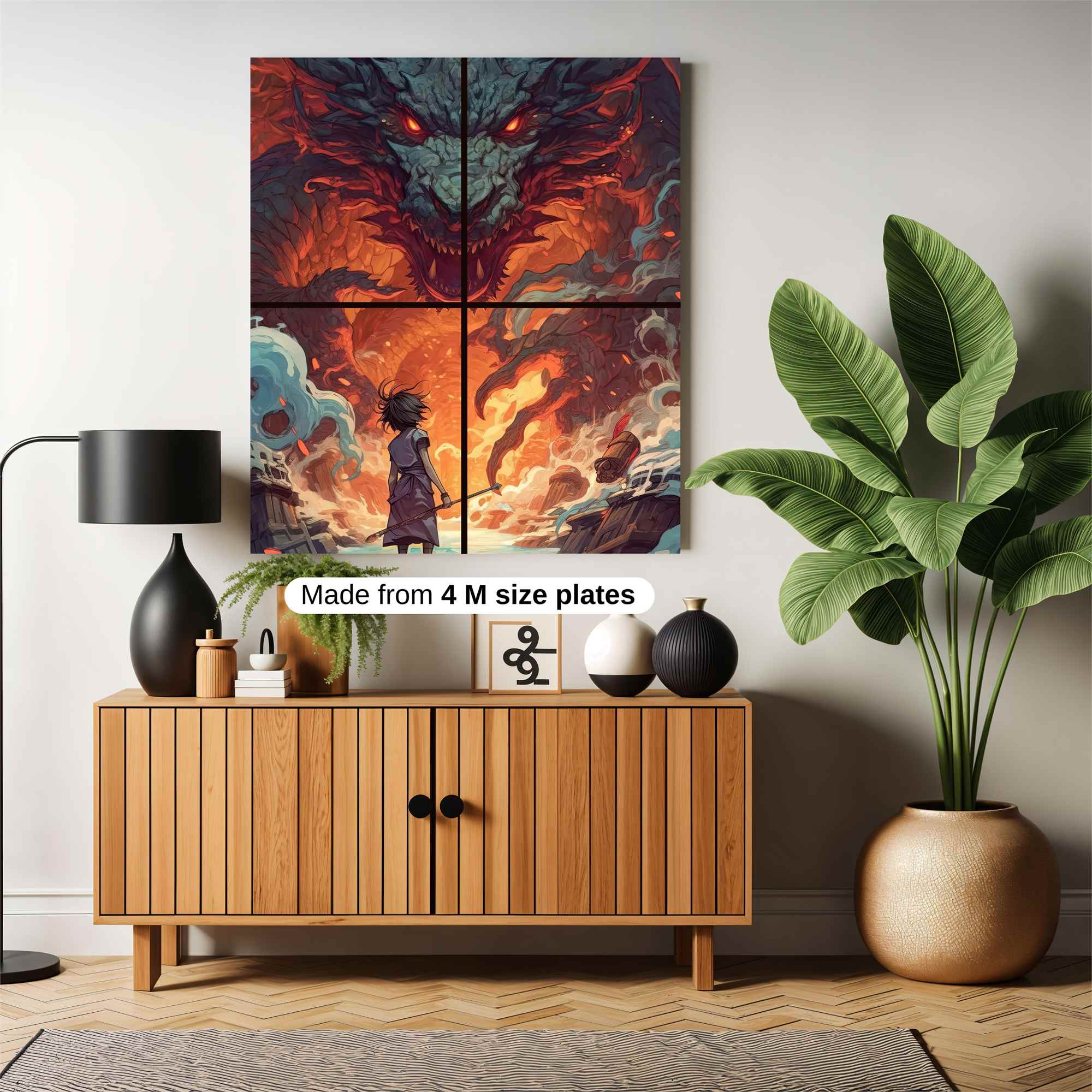 Dragon Wrath Safe Wall Magnetic / M